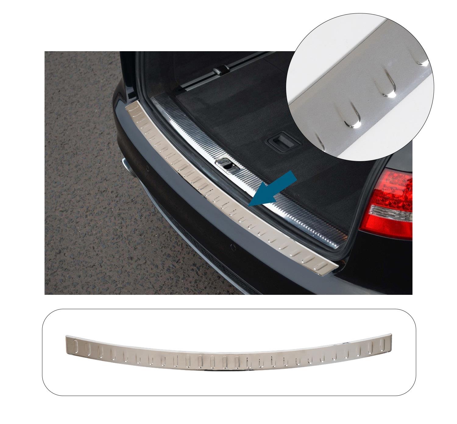 AUDI A6 AVANT 2011-2019 KROM PARLAK ARKA TAMPON ÜSTÜ KORUMA