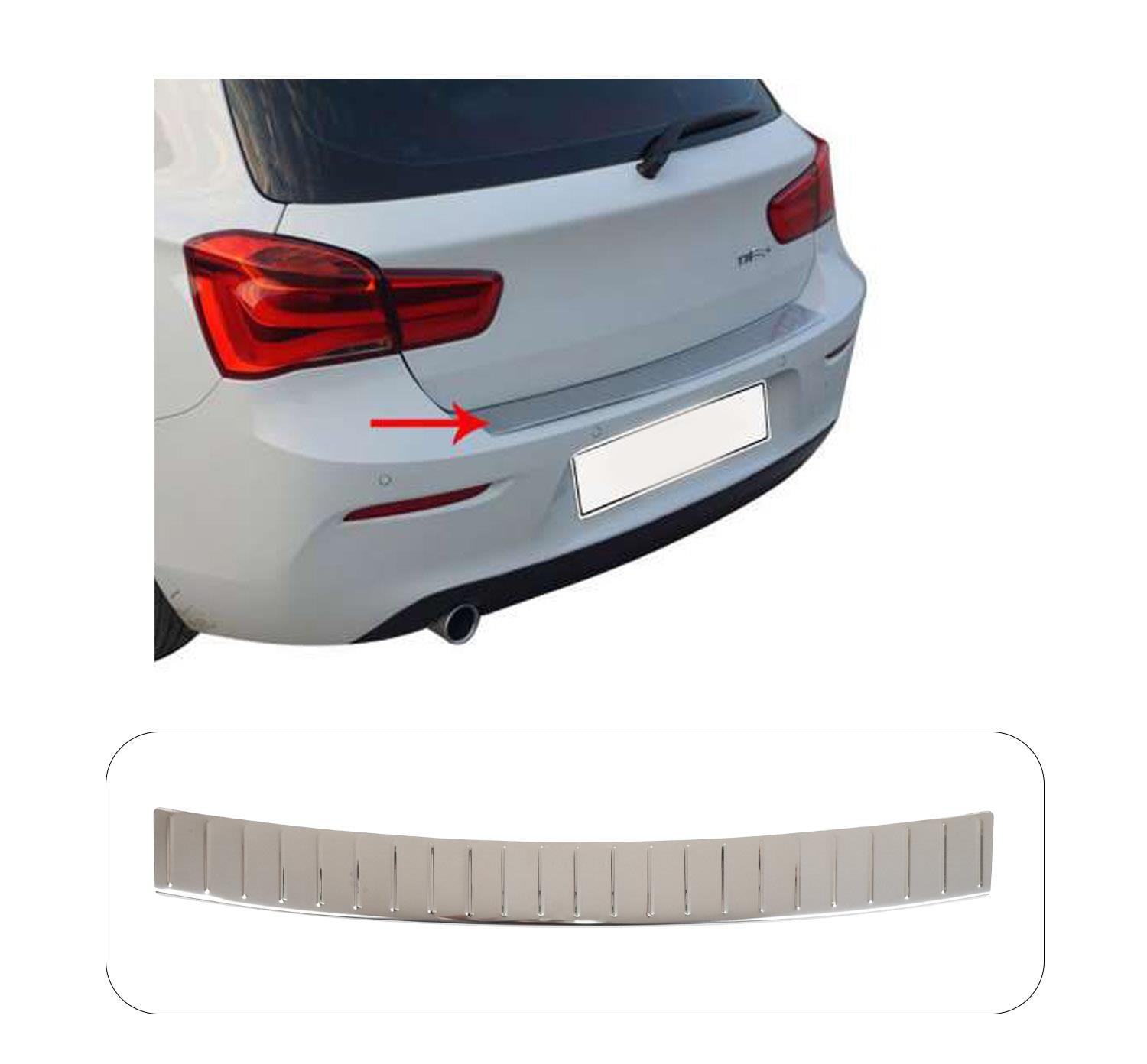 BMW 1ER F20 F21 2011-2019 KROM PARLAK ARKA TAMPON ÜSTÜ KORUMA