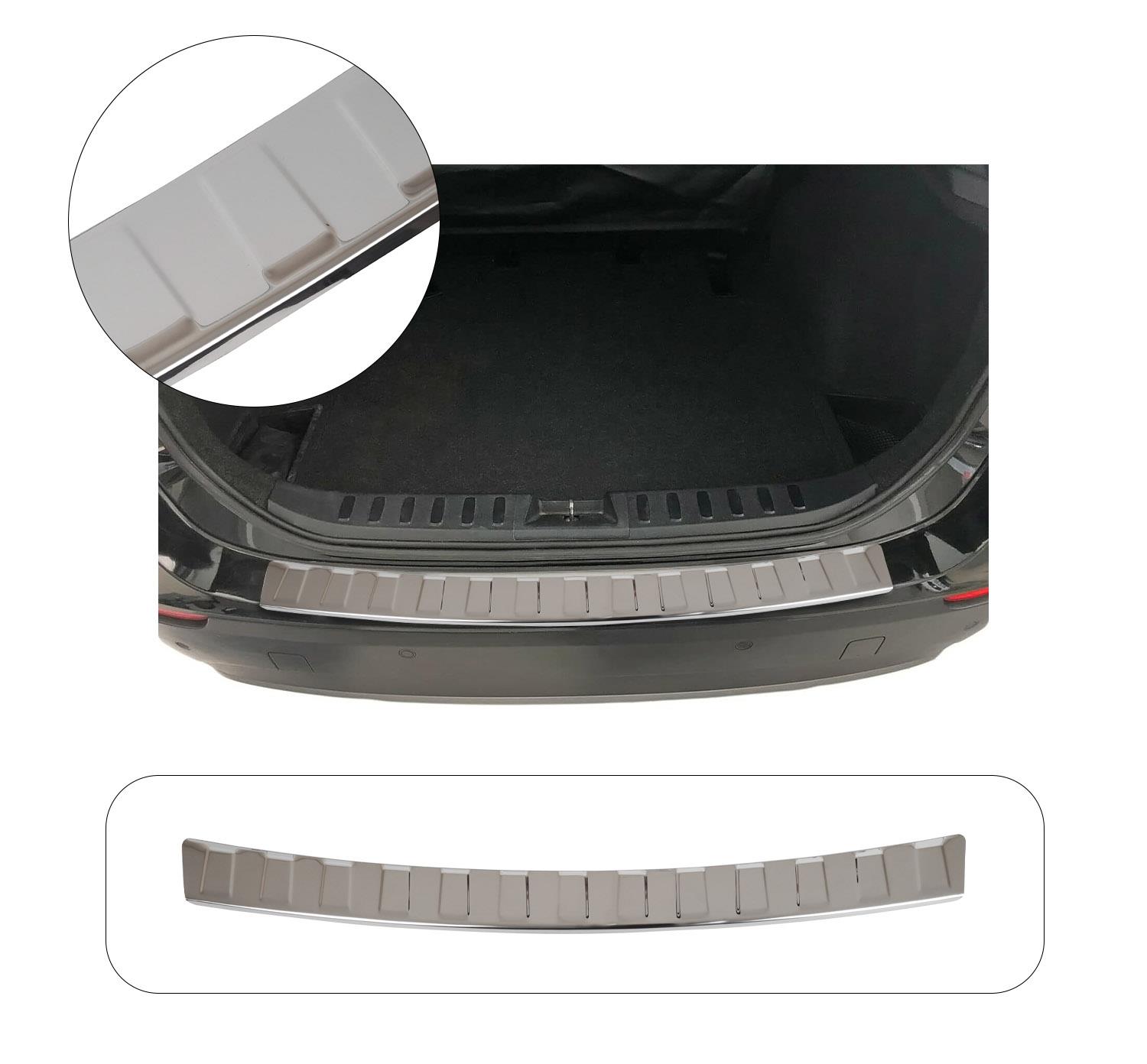 BMW X1 E84 M PAKET FACELIFT 2009-2015 KROM PARLAK ARKA TAMPON ÜSTÜ KORUMA