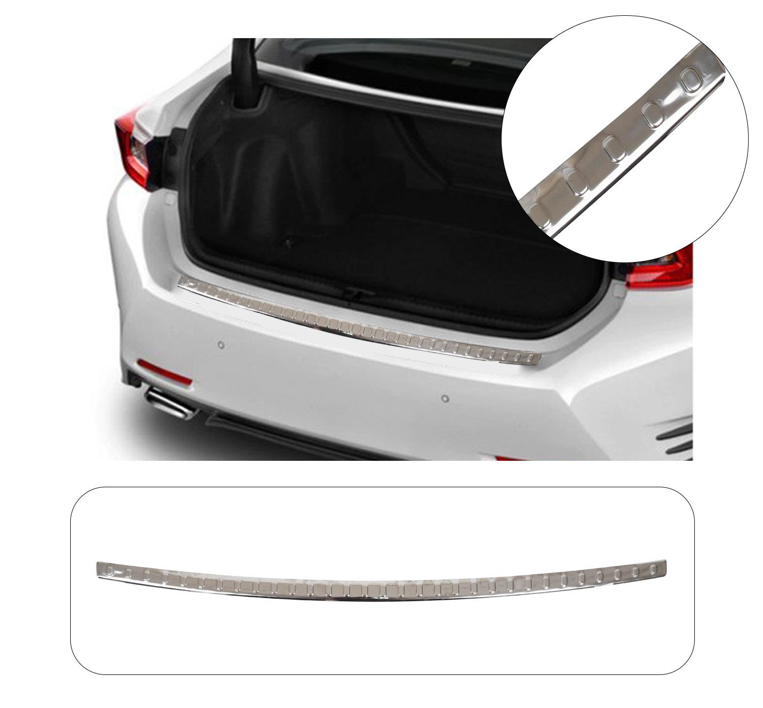 BMW X4 F26 SUV 2014-2018 KROM PARLAK ARKA TAMPON ÜSTÜ KORUMA