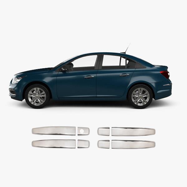 Chevrolet Cruze 2009- Kapı Kolu 4 Kapı Paslanmaz Çelik