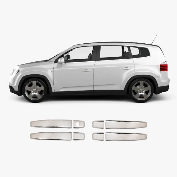 Chevrolet Orlando 2010-2018 Kapı Kolu 4 Kapı Paslanmaz Çelik