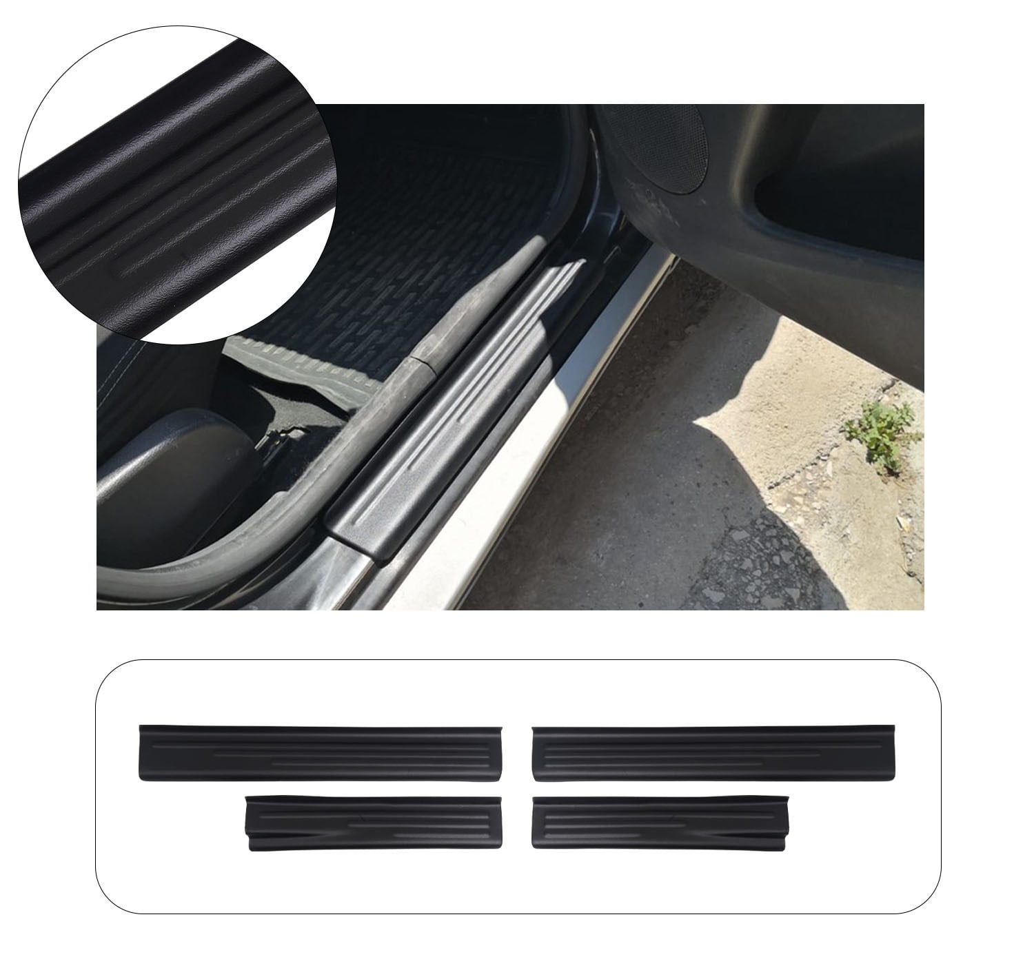 DACIA DUSTER 2010- ABS KAPI EŞİĞİ 4 PRÇ