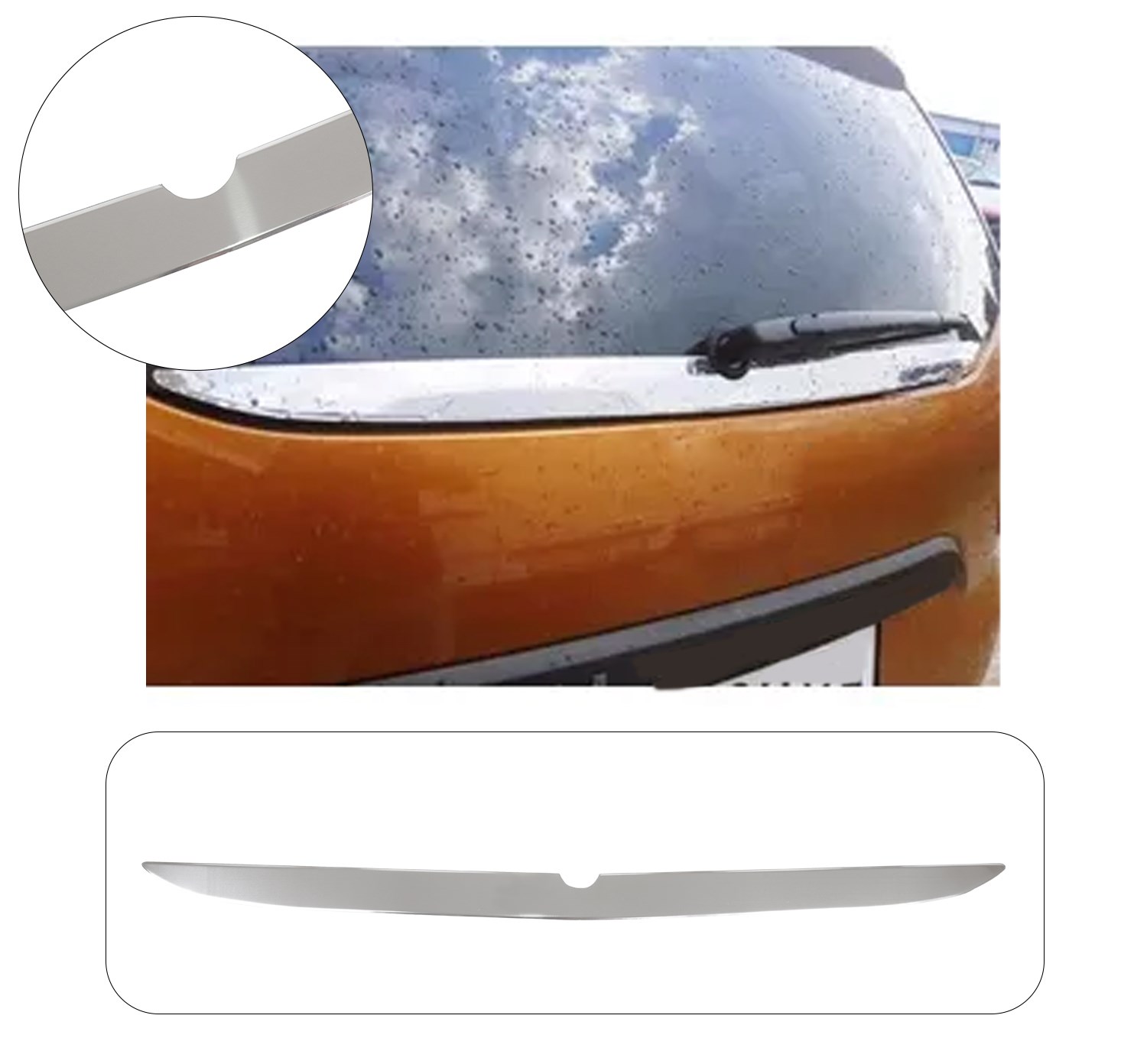 DACIA DUSTER 2018- ARKA CAM ALT ÇITA