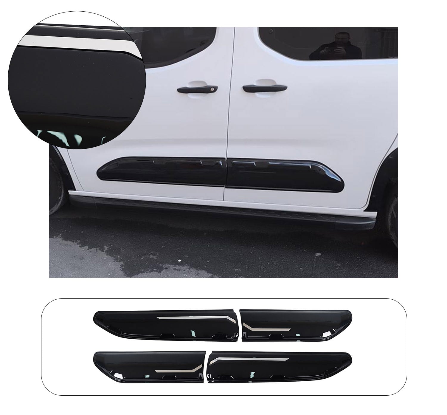 FIAT DOBLO 2025- PARLAK KAPI DODİK