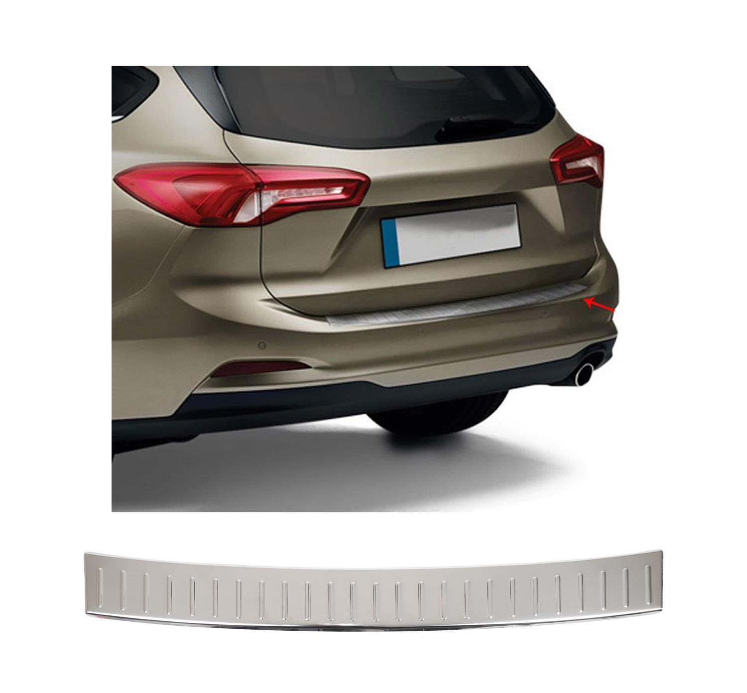 FORD FOCUS 6 SW KROM PARLAK ARKA TAMPON ÜSTÜ KORUMA