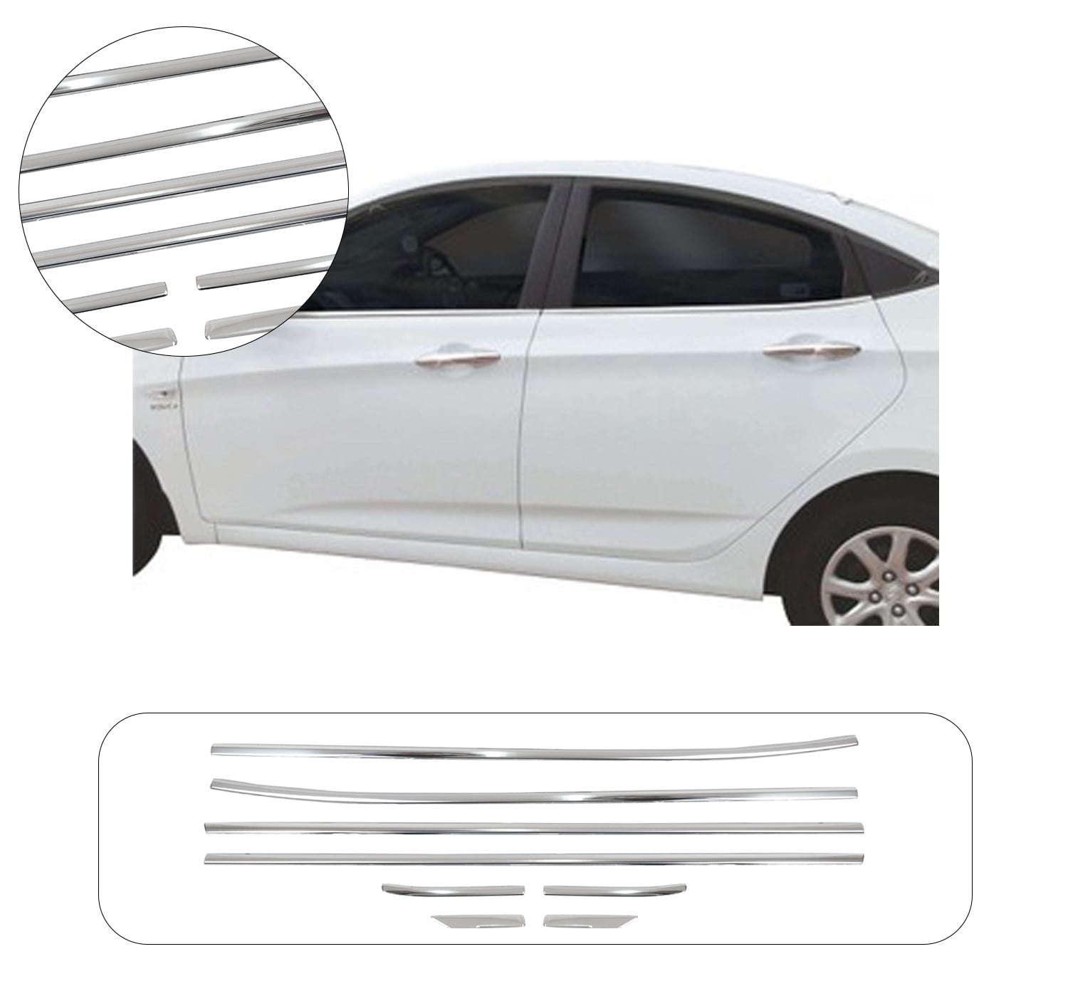 HYUNDAI ACCENT BLUE 2011- CAM CITASI 6 PRÇ