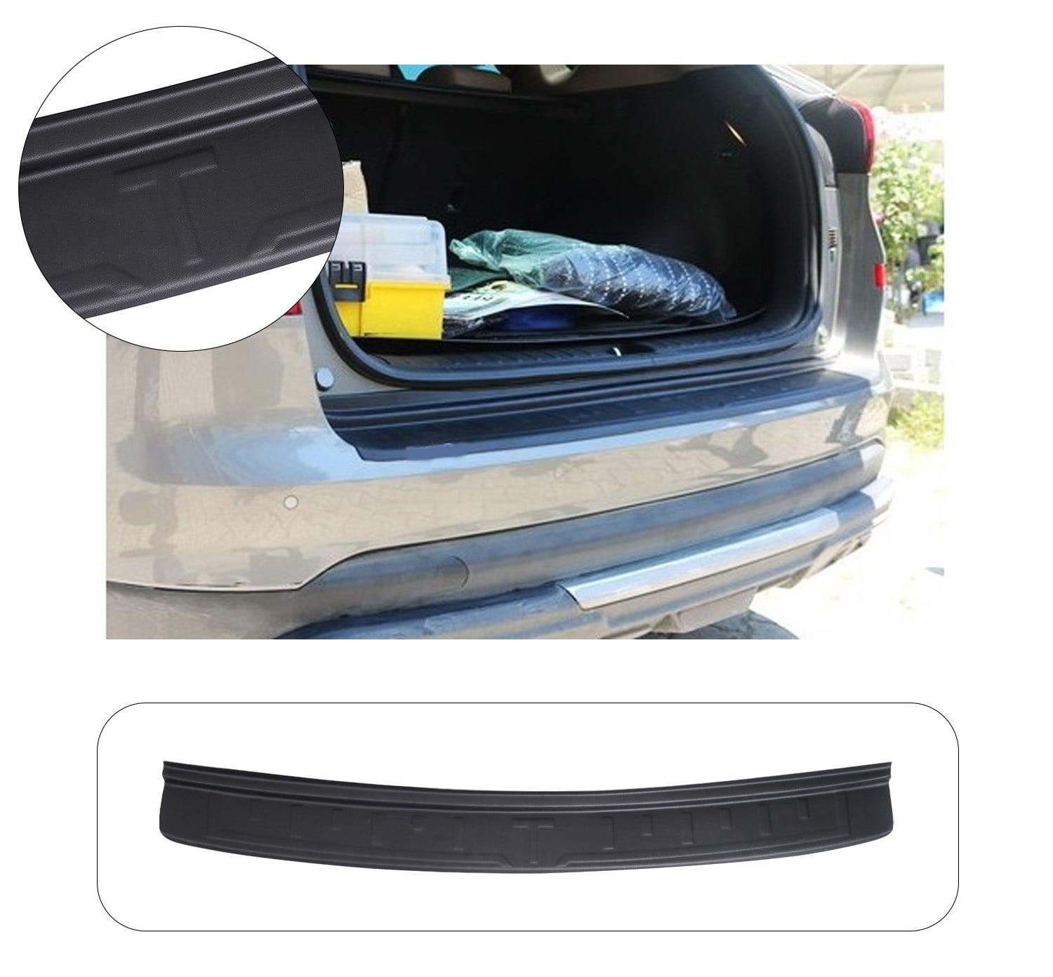 HYUNDAI TUCSON 2018-2021 ABS GENİŞ ARKA TAMPON ÜSTÜ KORUMA