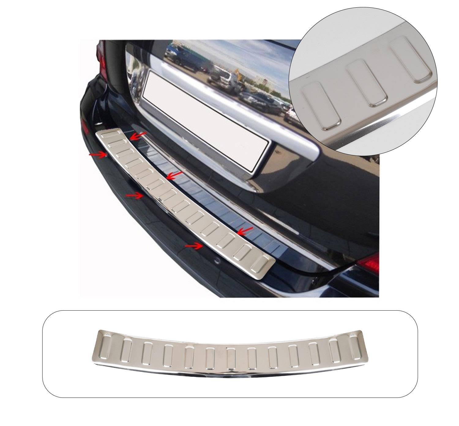 Mercedes ML W164 KROM PARLAK ARKA TAMPON ÜSTÜ KORUMA