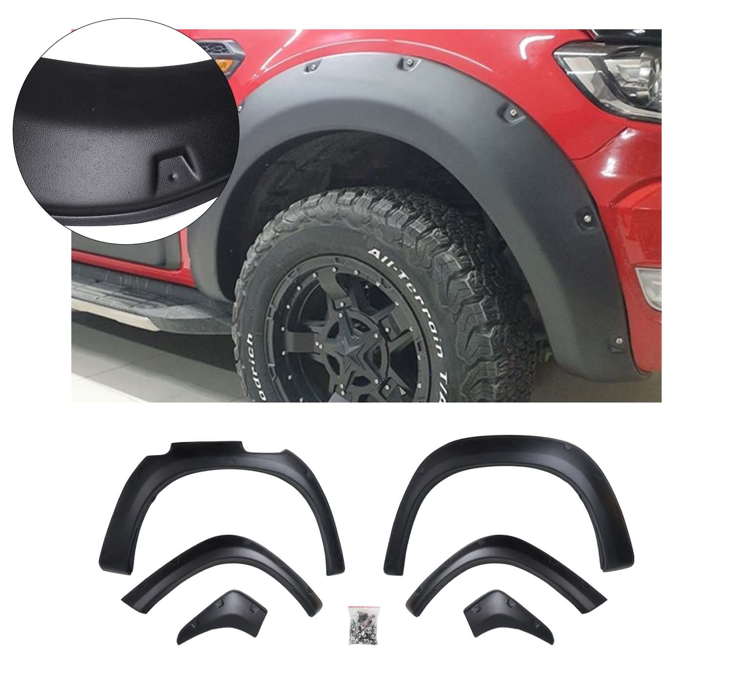 MITSUBISHI L200 2019- DÜZ ÇAMURLUK DODİK ÇİFT DEPO 6 PRÇ