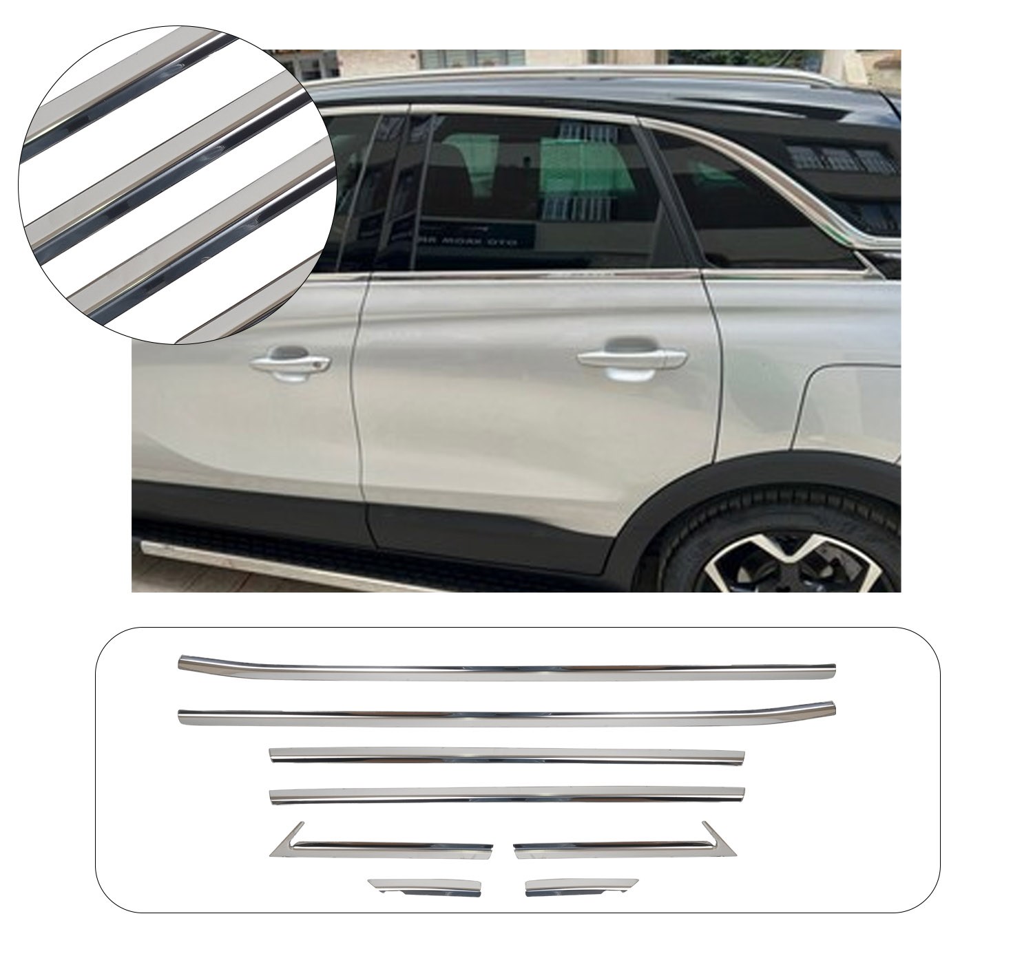 OPEL CROSSLAND X 2017- CAM ÇITASI 8PRÇ