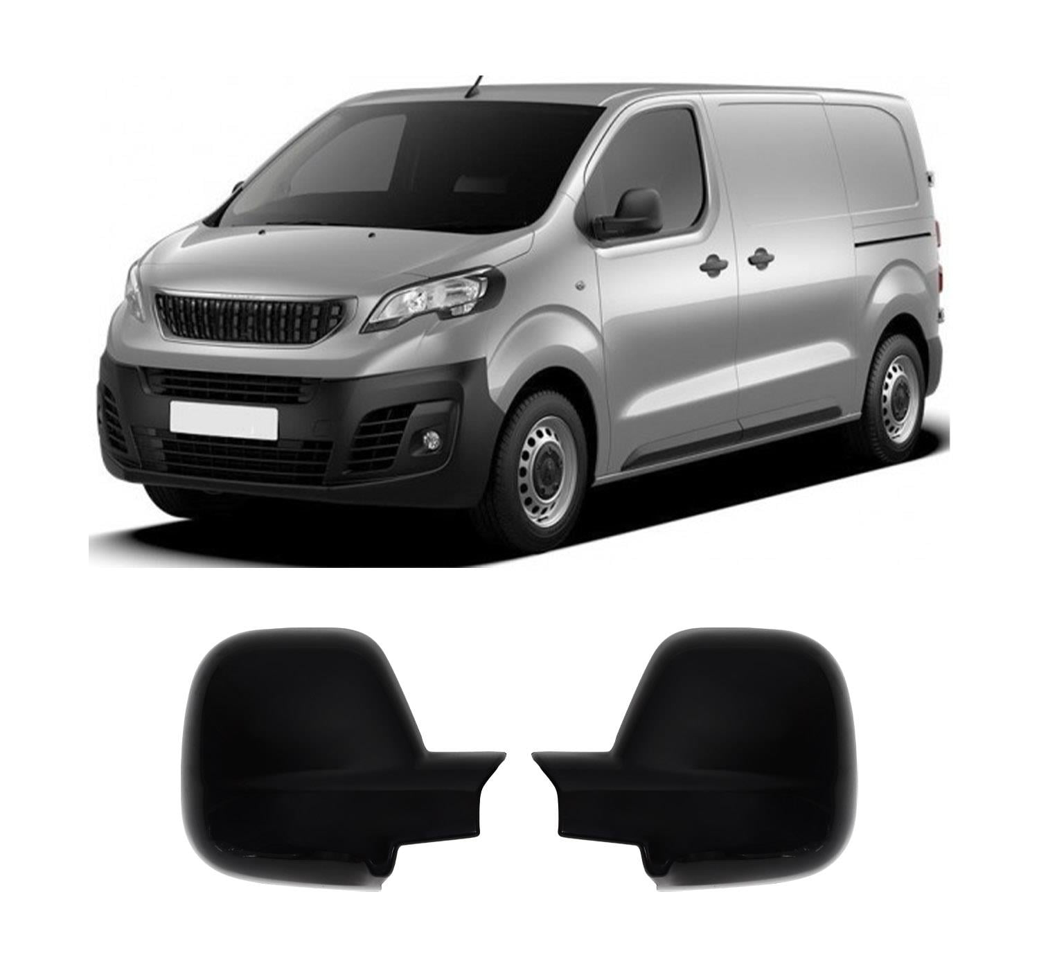 PEUGEOT EXPERT 2017- AYNA KAPAĞI SİYAH ABS