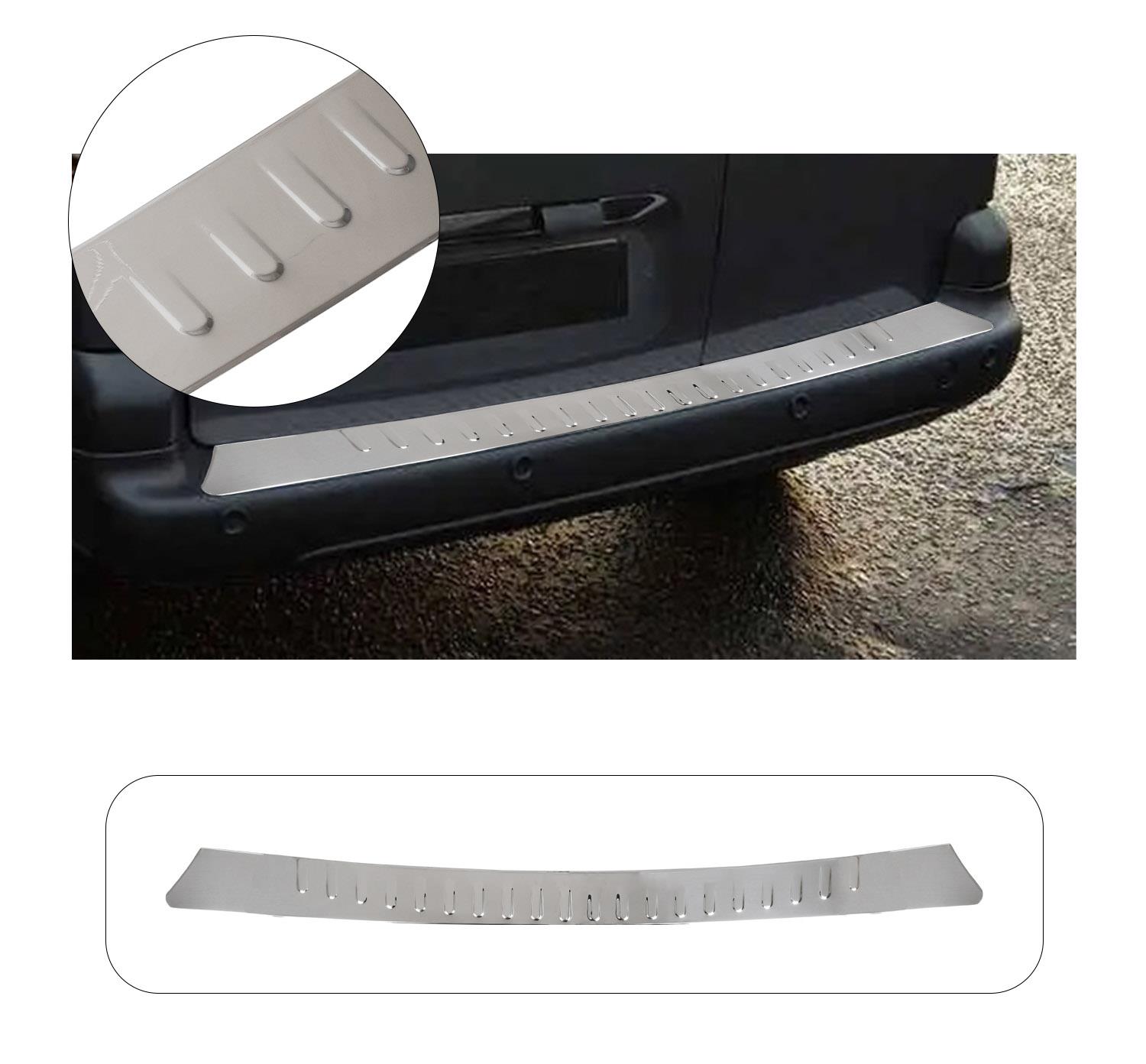 PEUGEOT TEPEE 2 2007-2016 KROM PARLAK ARKA TAMPON ÜSTÜ KORUMA