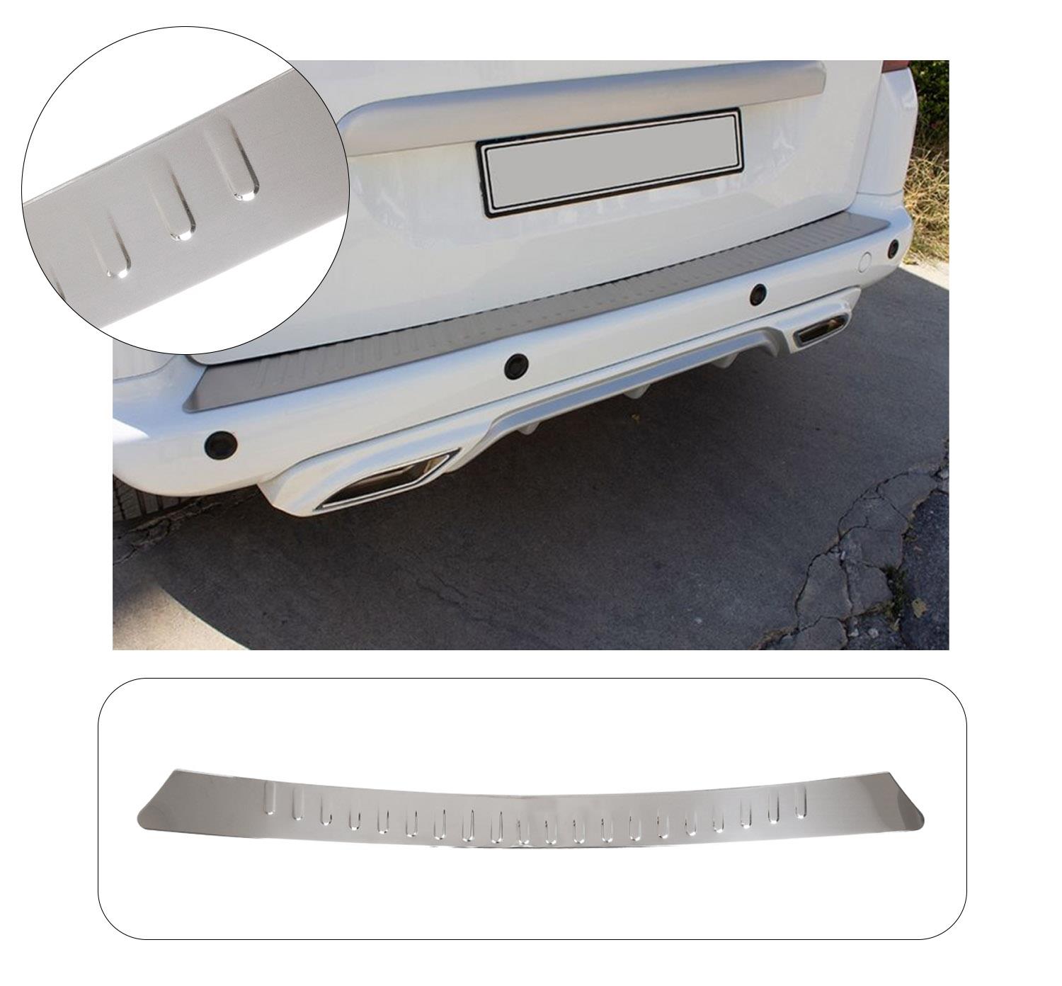 PEUGEOT TEPEE 2 2007-2016 KROM PARLAK ARKA TAMPON ÜSTÜ KORUMA