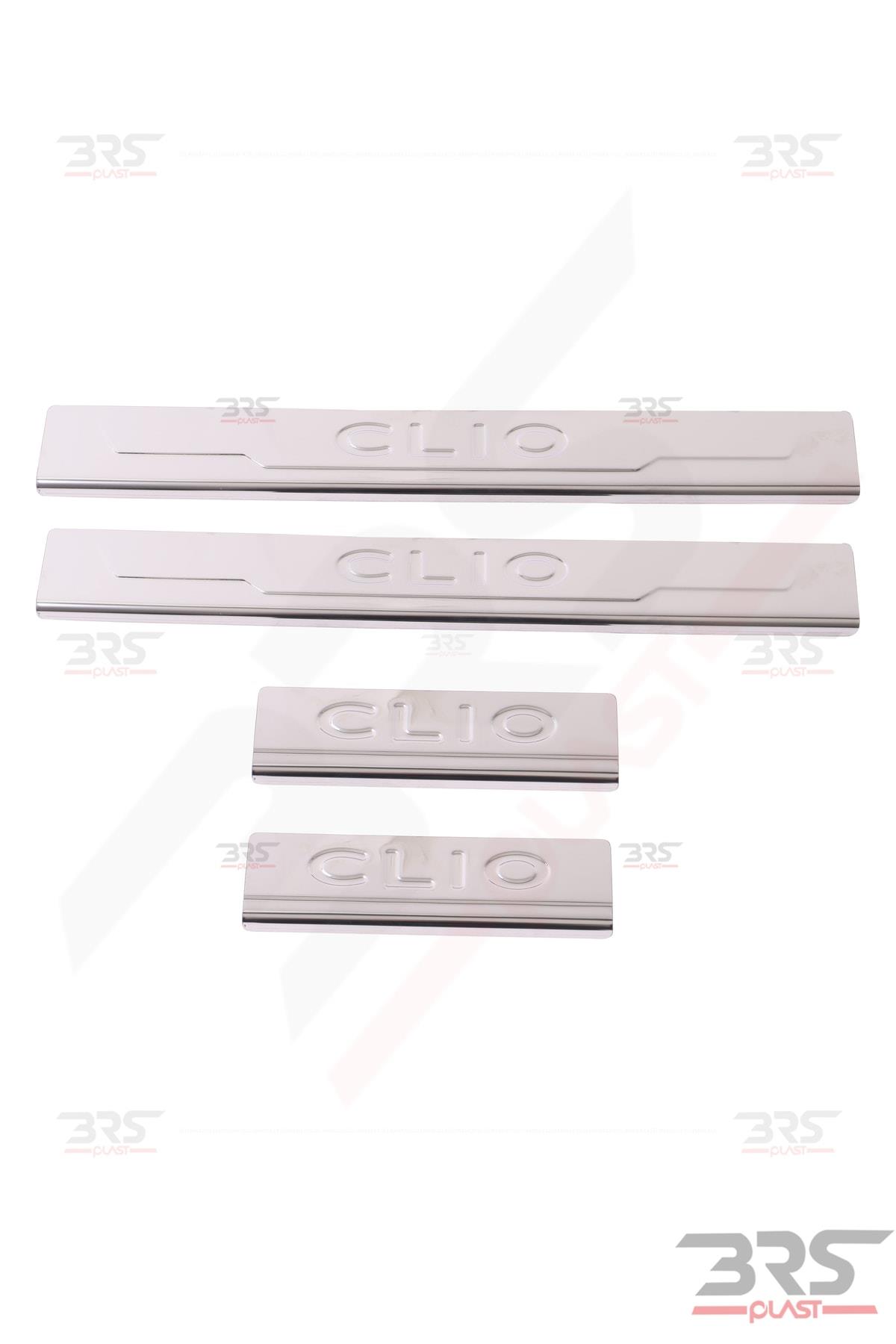 Renault Clio Iv 2012-2021 Krom Kapı Eşiği Paslanmaz Çelik