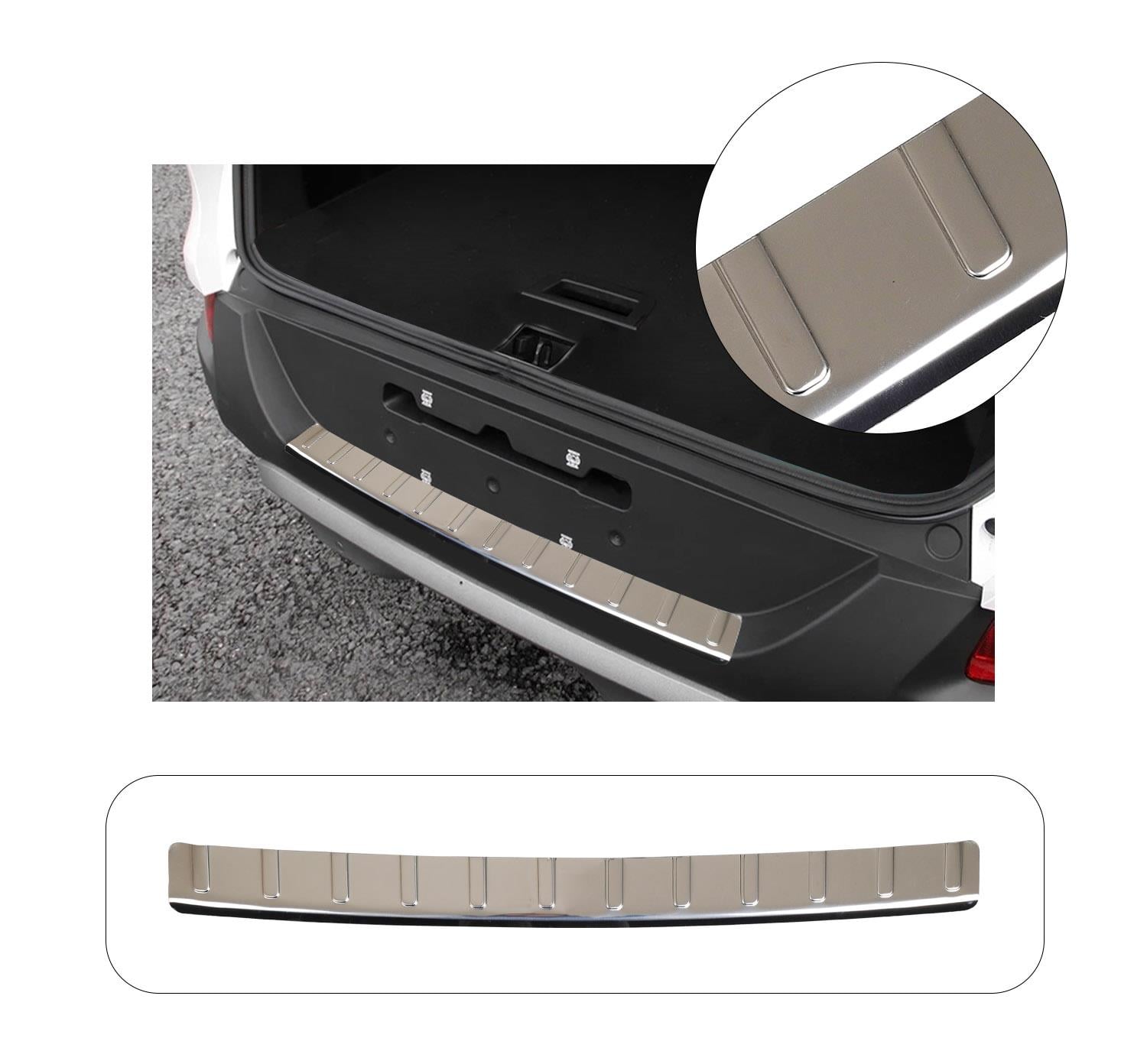 RENAULT KADJAR 2015-2018 KROM PARLAK ARKA TAMPON ÜSTÜ KORUMA