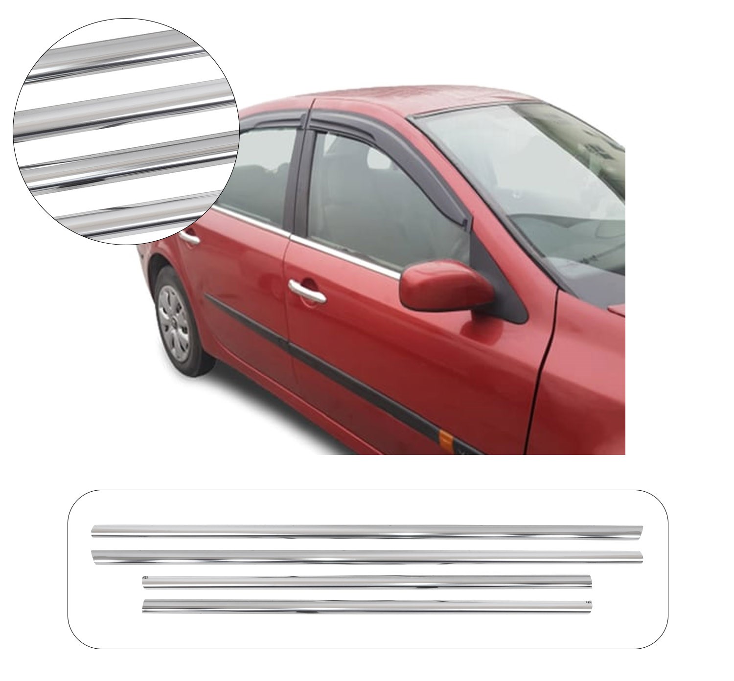 RENAULT LAGUNA 2 SD 2003-2008 CAM ÇITASI 4 PRÇ