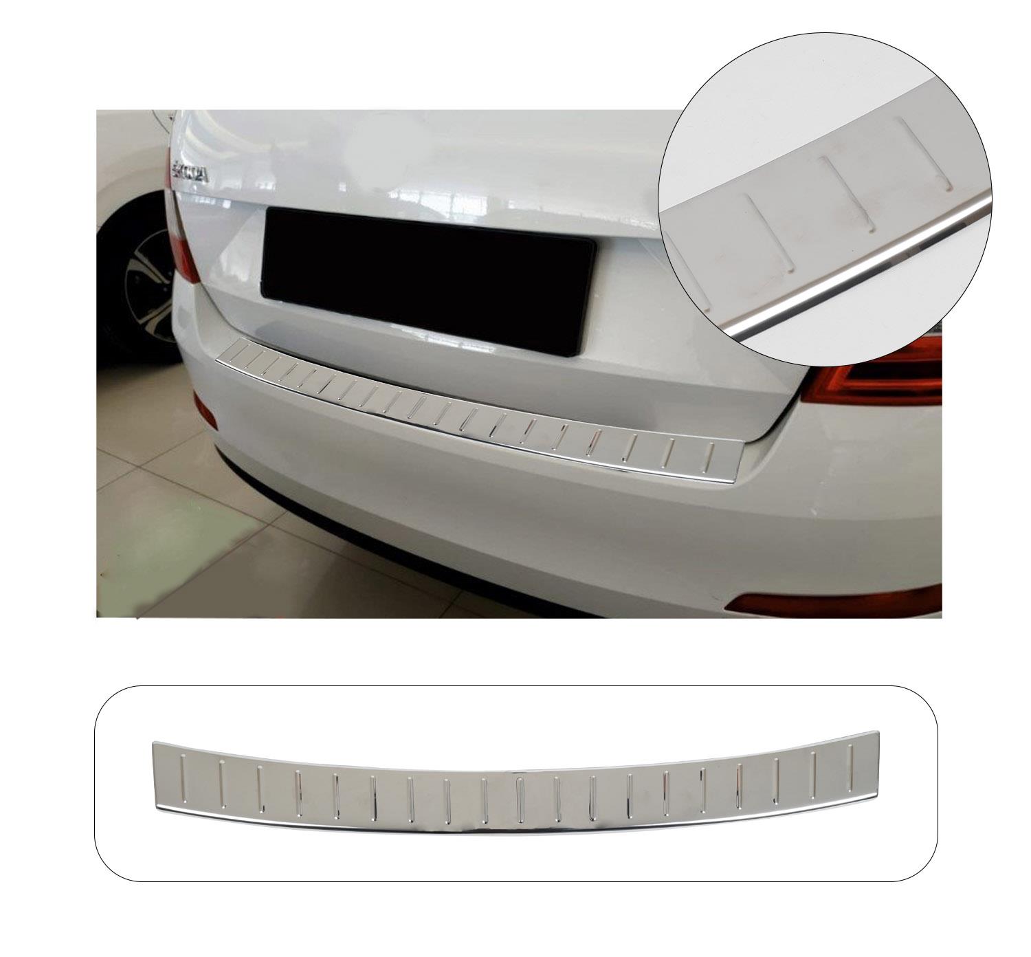 SKODA OCTAVIA SD 2013-2016 2017-2020 KROM PARLAK ARKA TAMPON ÜSTÜ KORUMA