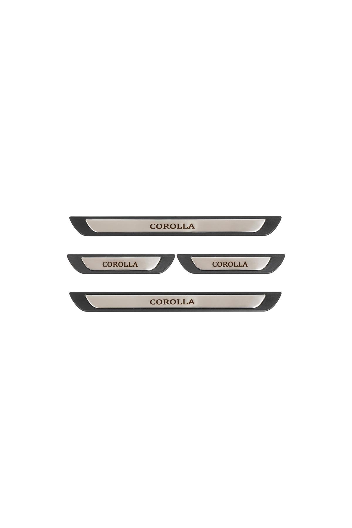 TOYOTA COROLLA  4 PRÇ. İÇ KAPI EŞİĞİ KROM ABS