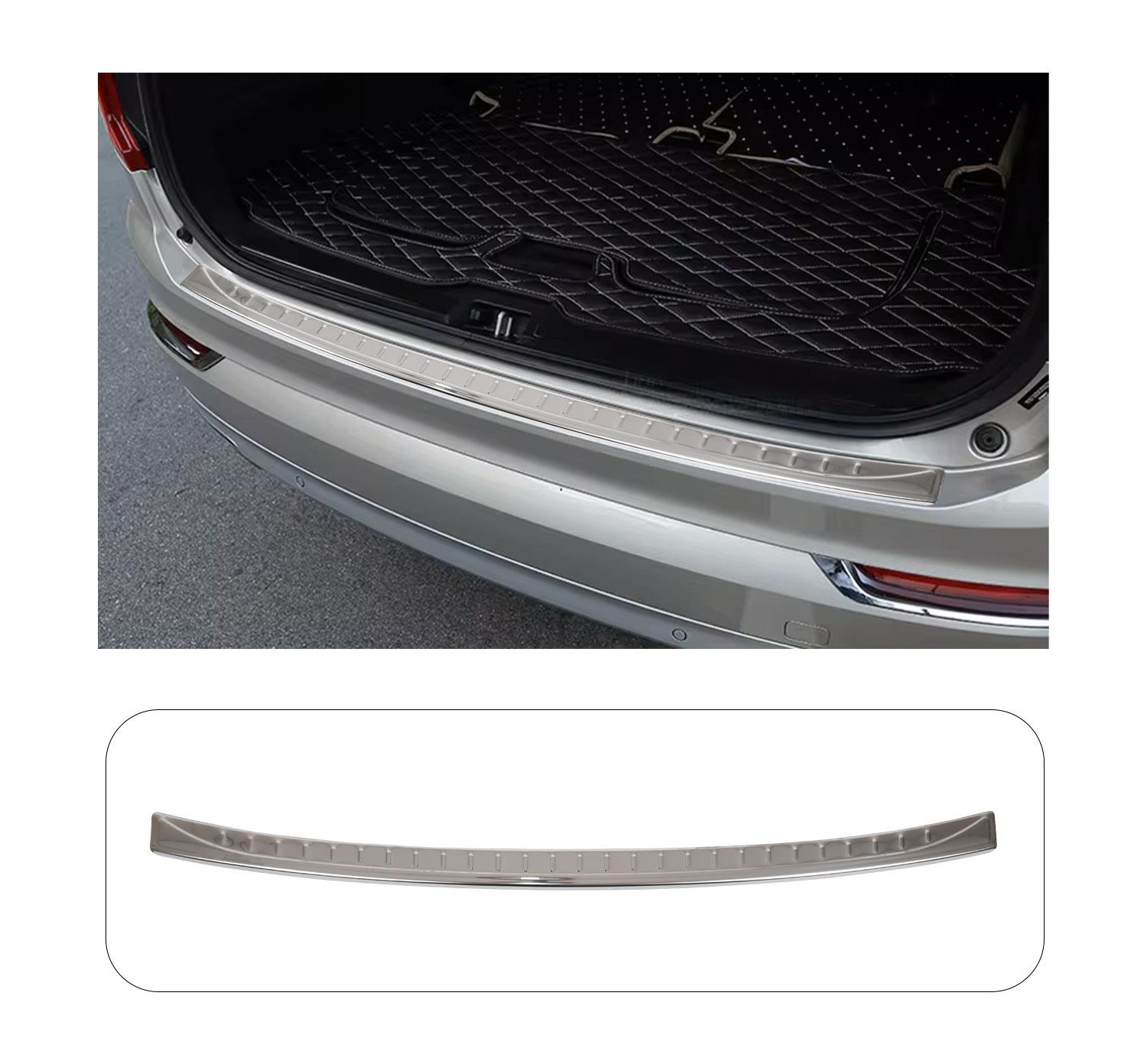 VOLVO XC90 2015- KROM PARLAK ARKA TAMPON ÜSTÜ KORUMA