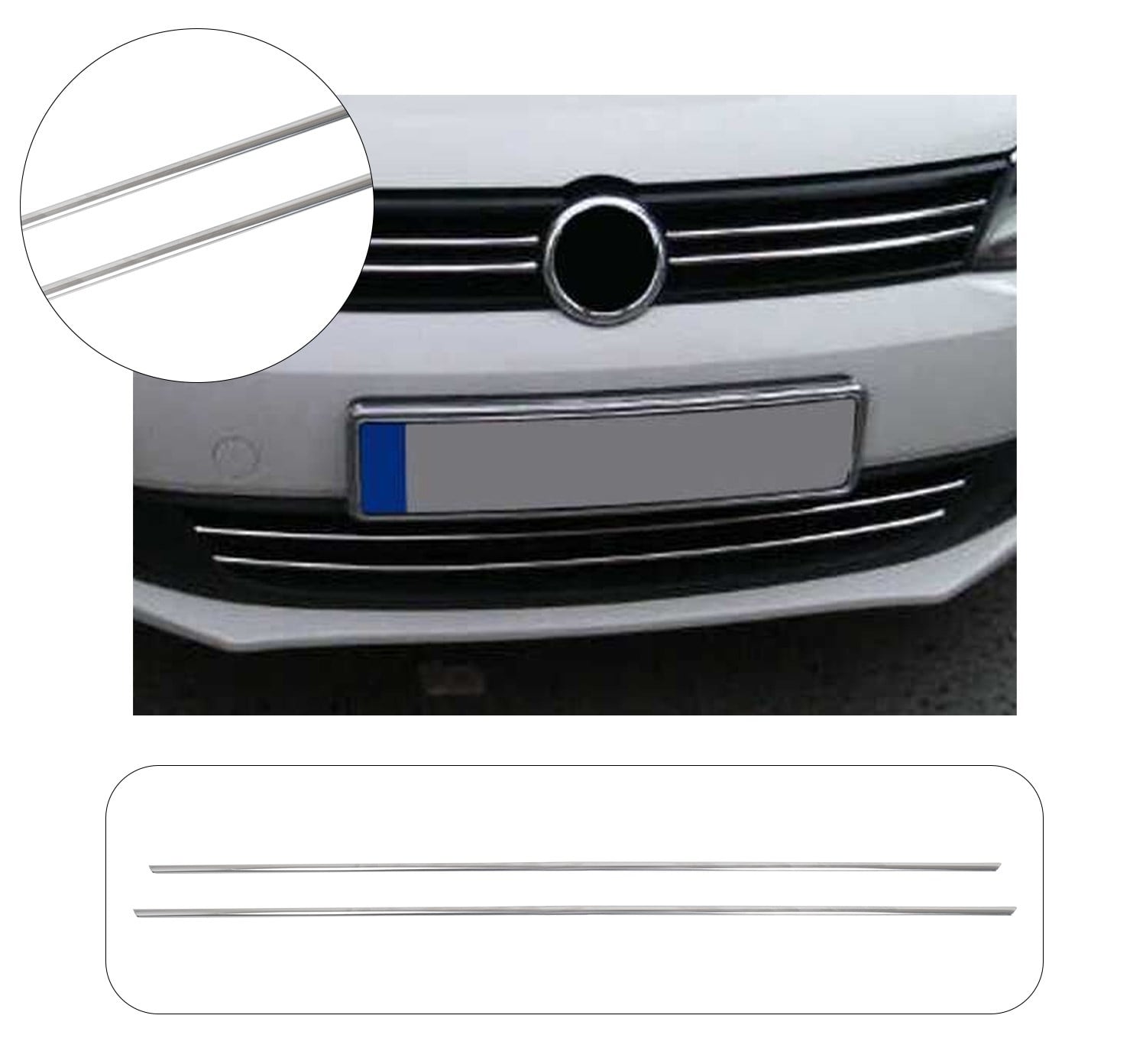 VW JETTA 2011-2014 ÖN TAMPON ÇITASI