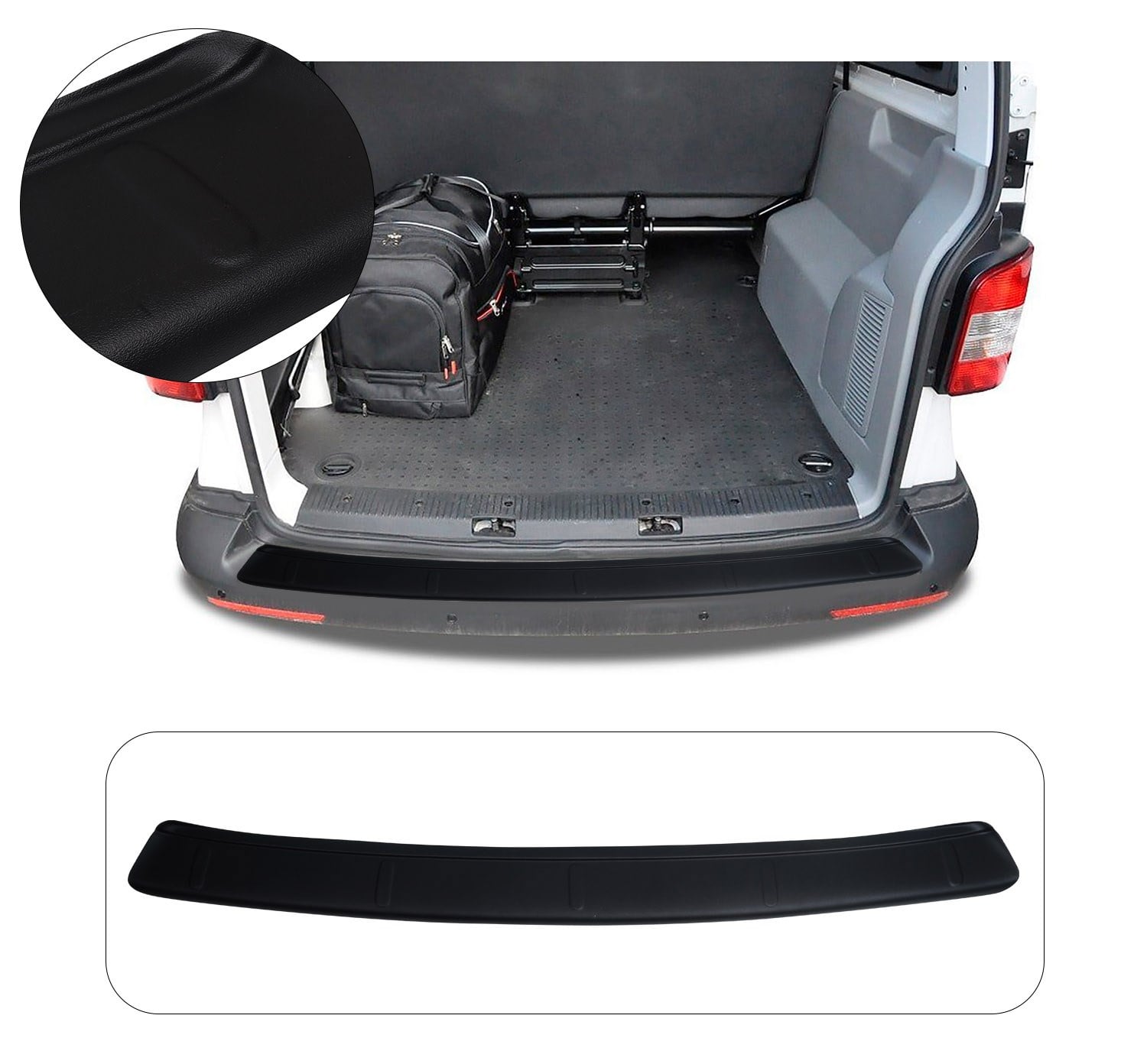 VW T5 2003 ABS GENİŞ ARKA TAMPON ÜSTÜ KORUMA