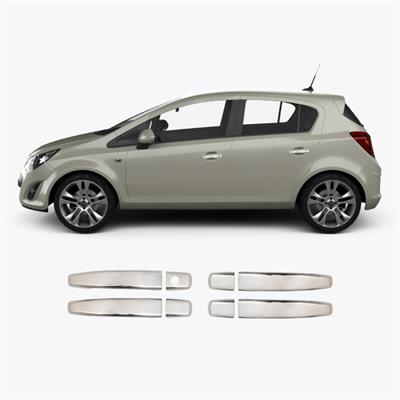 Opel Corsa D 2006-2015 Kapı Kolu 4 Kapı Paslanmaz Çelik