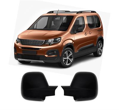 PEUGEOT RIFTER 2019-AYNA KAPAĞI SİYAH ABS 