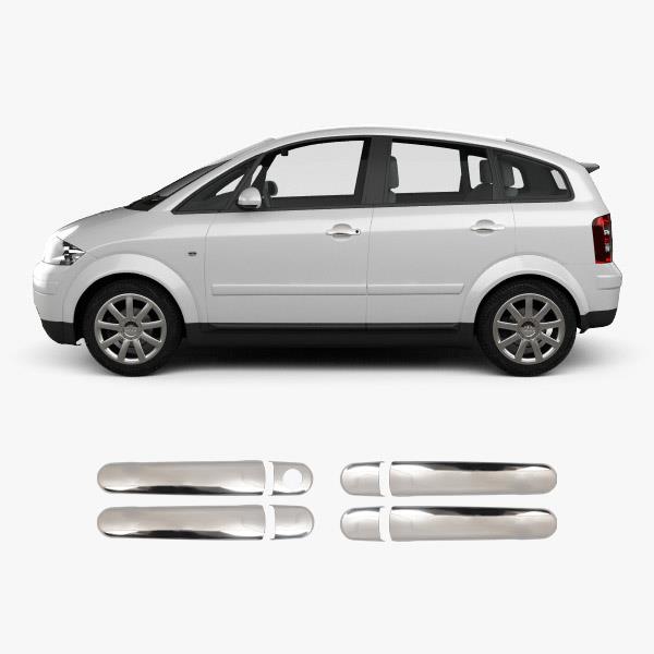Audi A2 2000-2005 Kapı Kolu 4 Kapı Paslanmaz Çelik