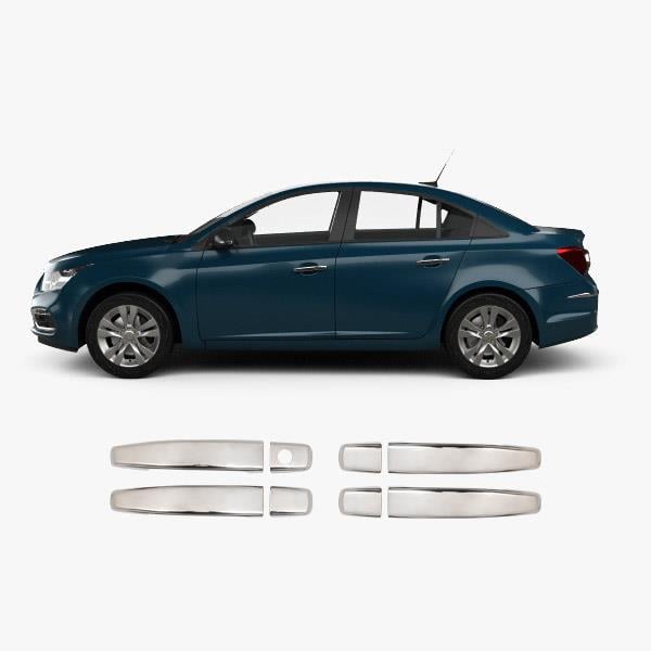 Chevrolet Cruze 2009- Kapı Kolu 4 Kapı Paslanmaz Çelik