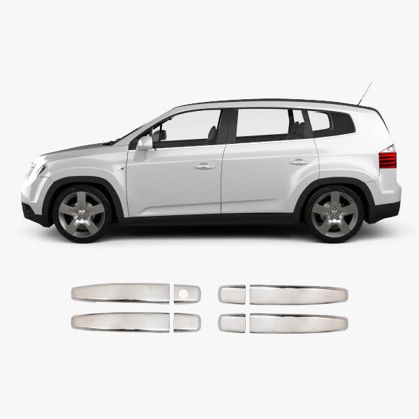 Chevrolet Orlando 2010-2018 Kapı Kolu 4 Kapı Paslanmaz Çelik