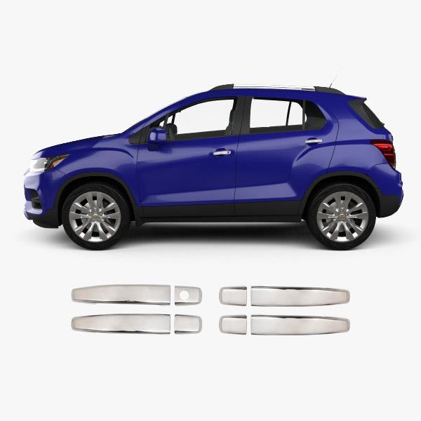 Chevrolet Trax 2012-2023 Kapı Kolu 4 Kapı Paslanmaz Çelik 