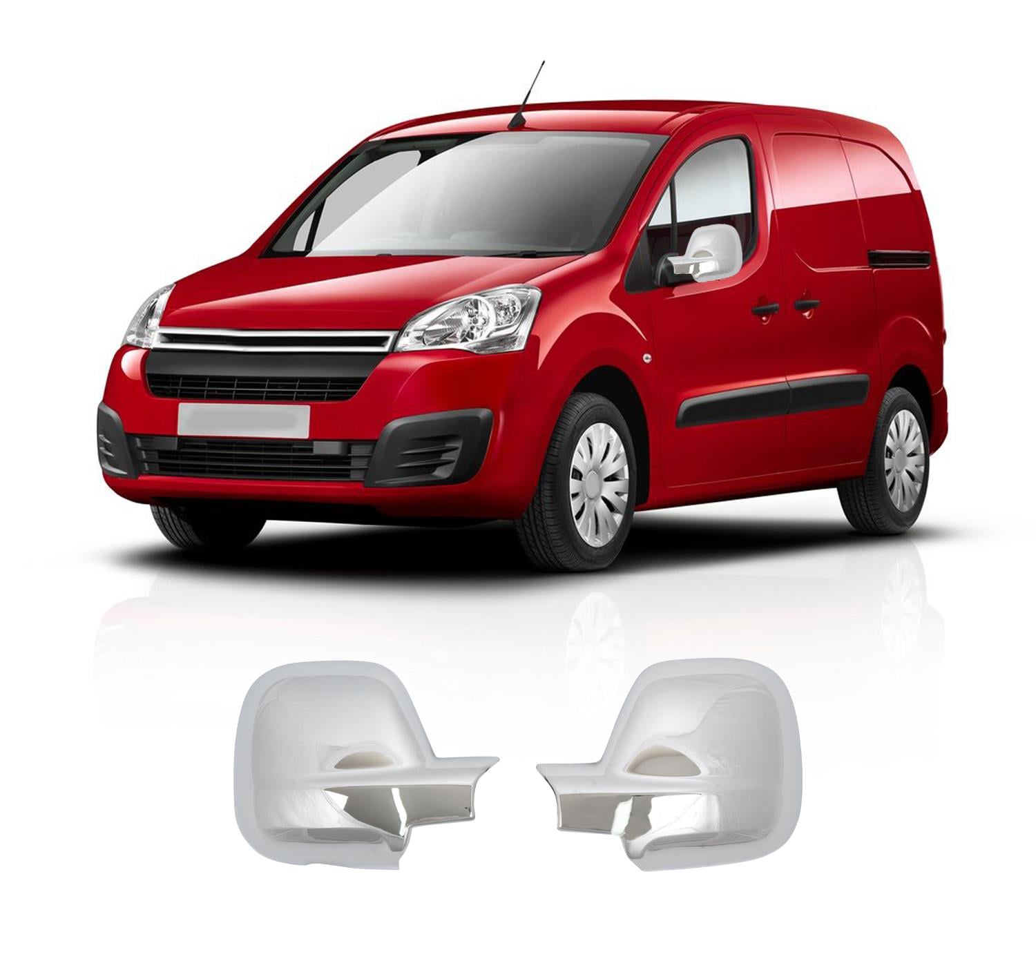 CITROEN BERLINGO 2 FACELIFT 2012- AYNA KAPAĞI ABS KROM