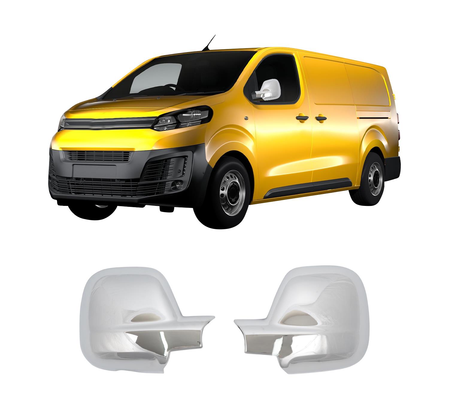 CITROEN JUMPY 3 2017 AYNA KAPAĞI ABS KROM