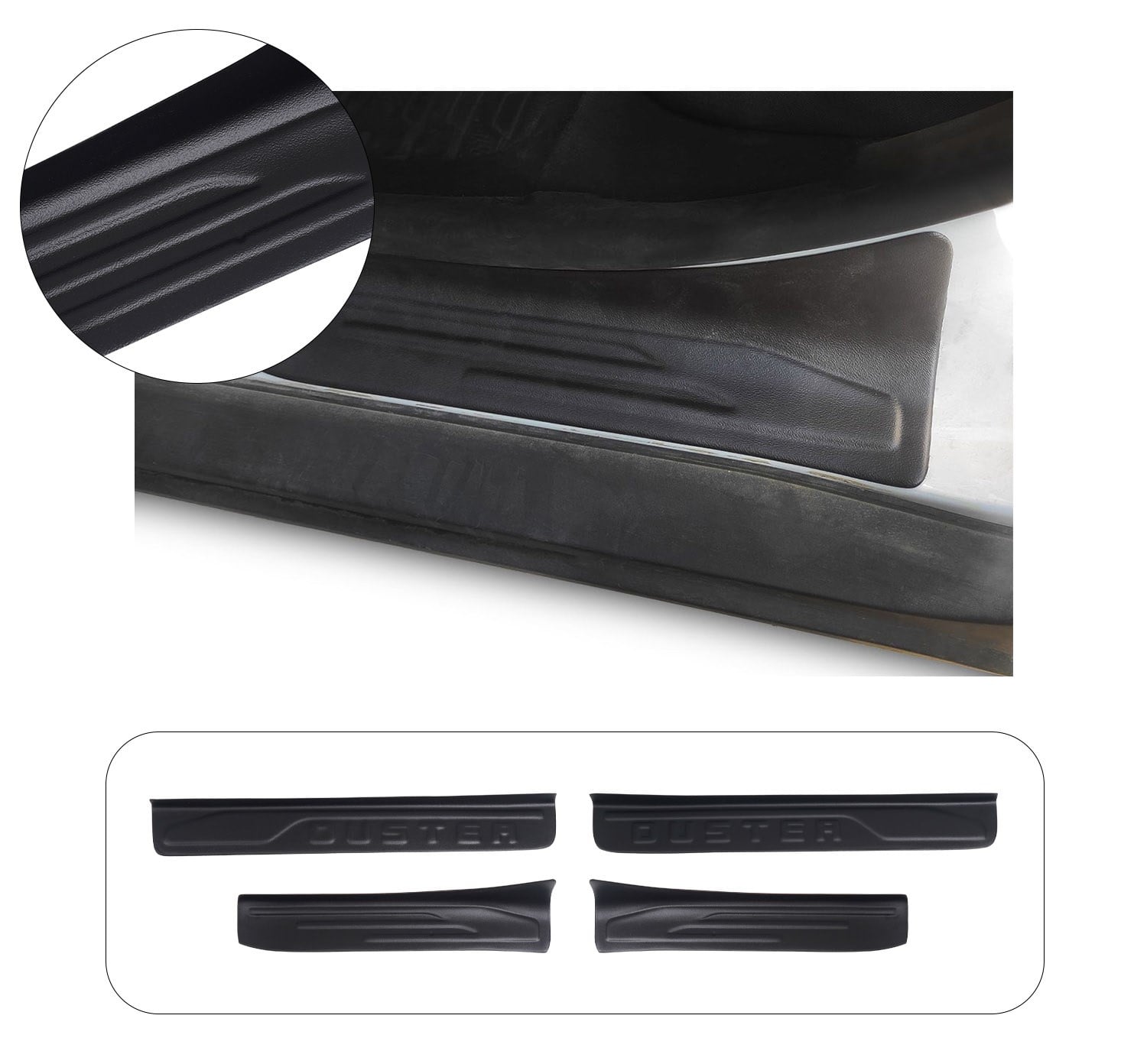 DACIA DUSTER 2018- ABS KAPI EŞİĞİ 4 PRÇ