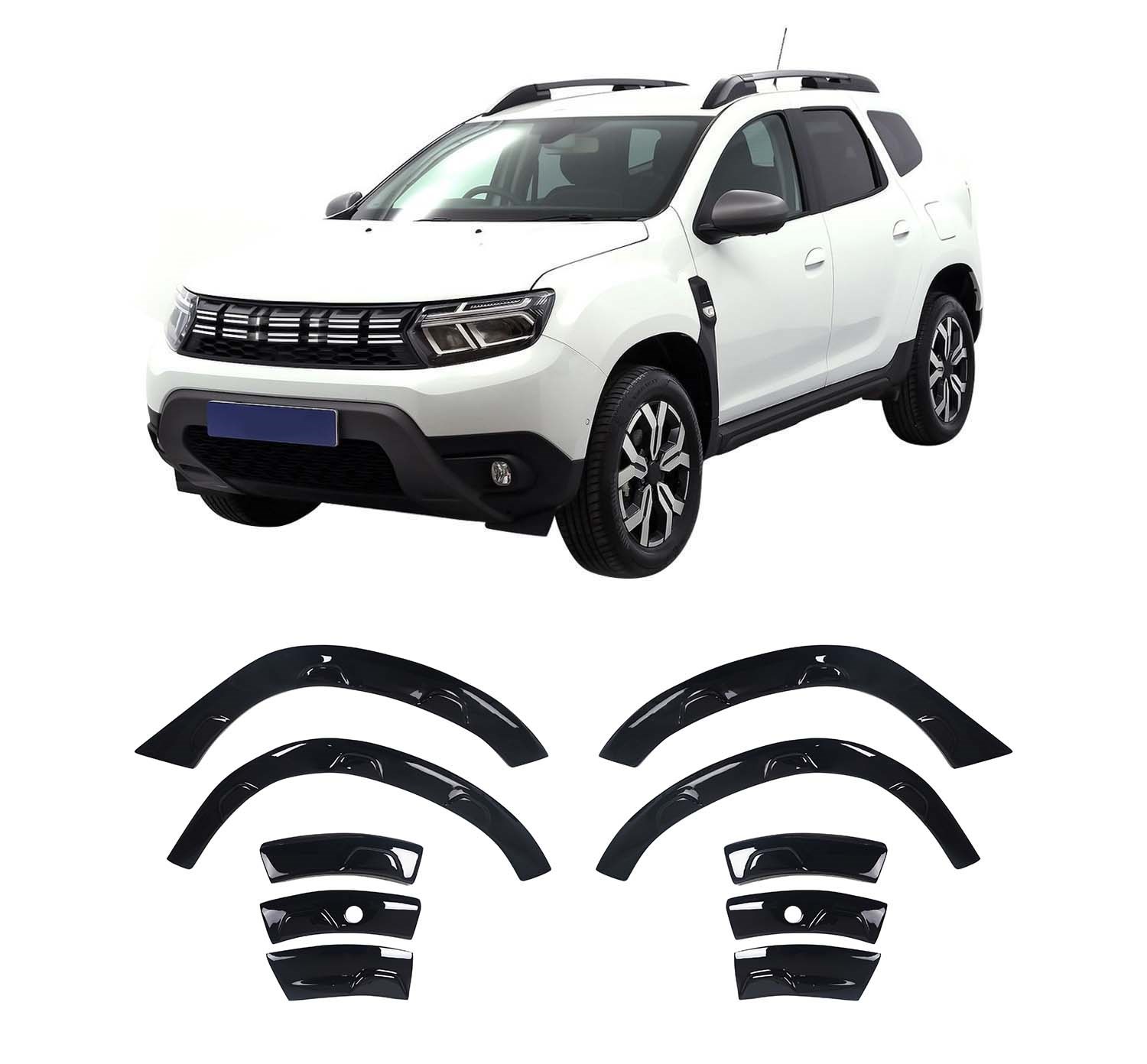 DACIA DUSTER 2018- PIANO BLACK DAMALI ÇAMURLUK DODİK