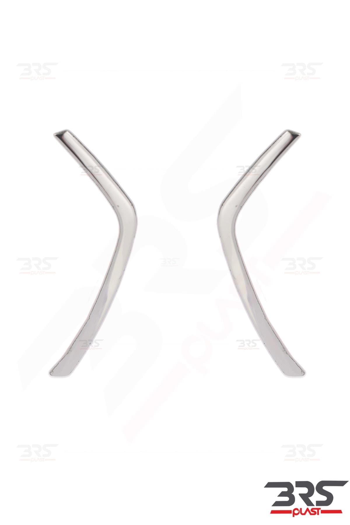 Dacia Duster 2018 Ve Üzeri Krom Ön Panjur Yanı 2 Prç. Paslanmaz Çelik