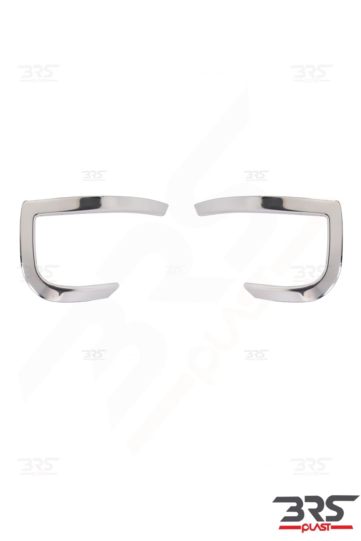 Dacia Duster 2018- Stainless Steel Chrome Reflector Frames 2 Pcs.