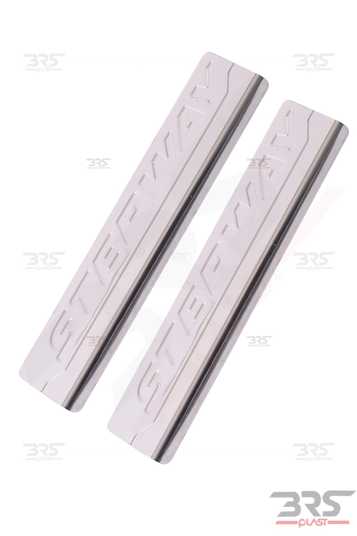 Dacia Stepway 2009-2020 Krom Kapı Eşiği Paslanmaz Çelik