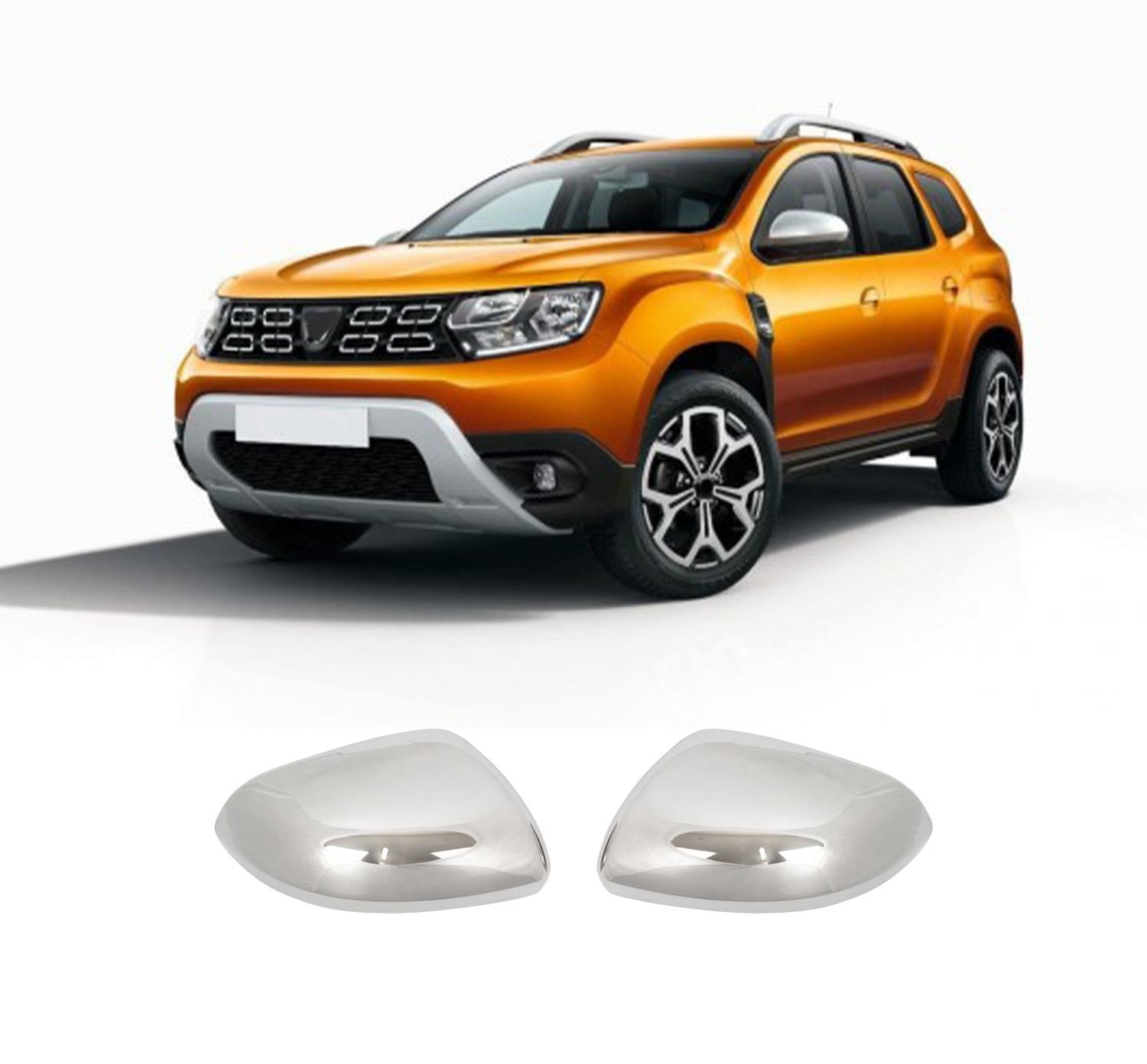 DACIA YENİ DUSTER 2018- AYNA KAPAĞI PASLANMAZ ÇELİK
