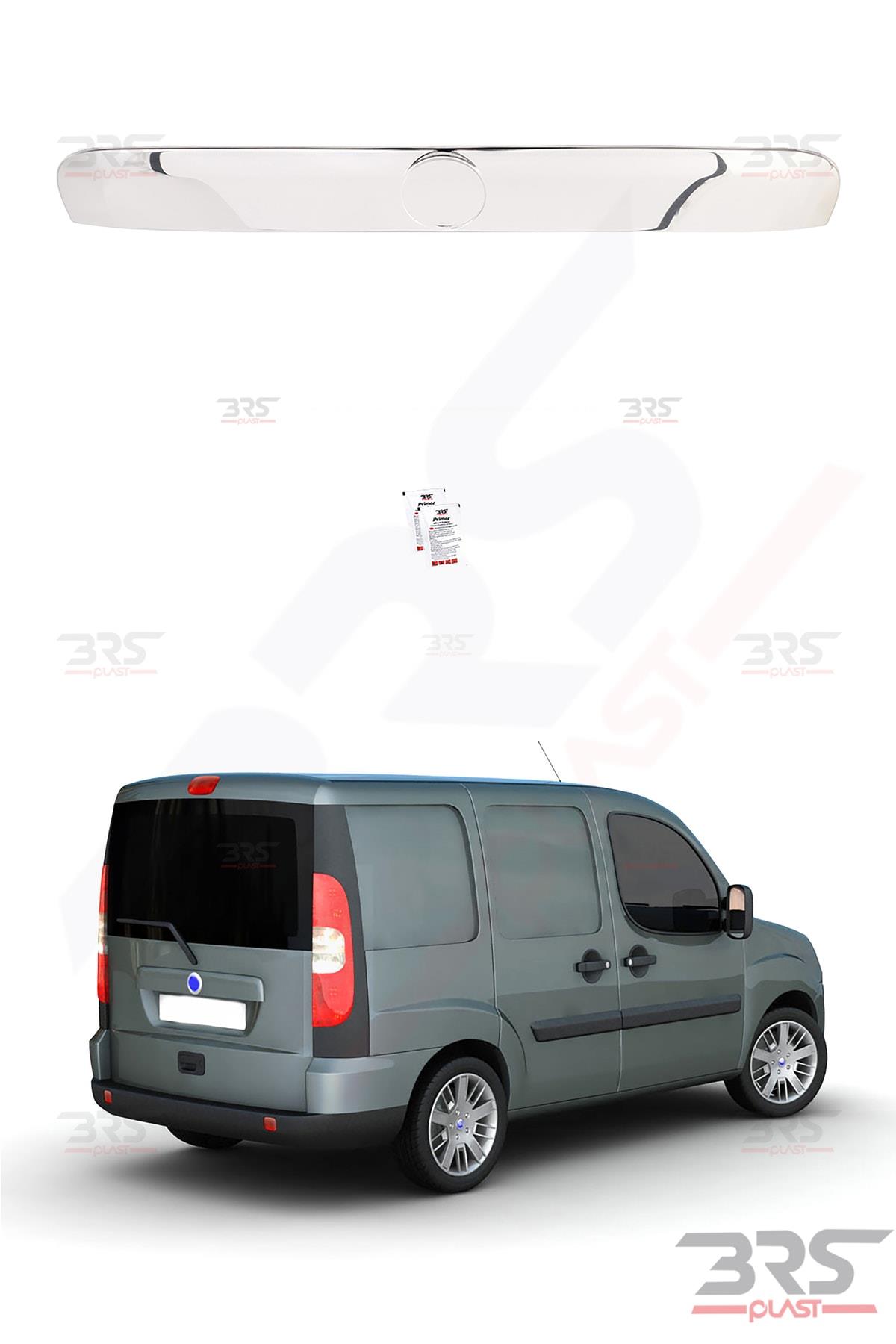 Fiat Doblo Krom Bagaj Çıtası 2006-2010 Paslanmaz Çelik