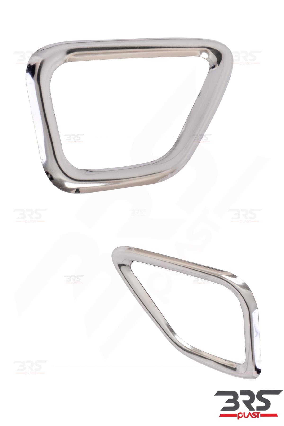 Fiat Doblo 2014- Stainless Steel Fog Lamp Rim 2 Pcs.