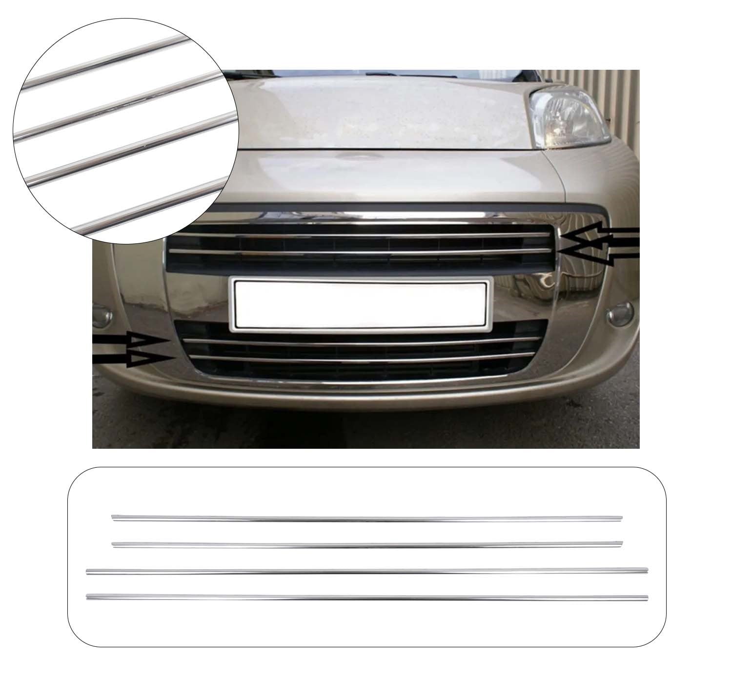 FIAT FIORINO 2007-2015 ÖN TAMPON ÇITASI