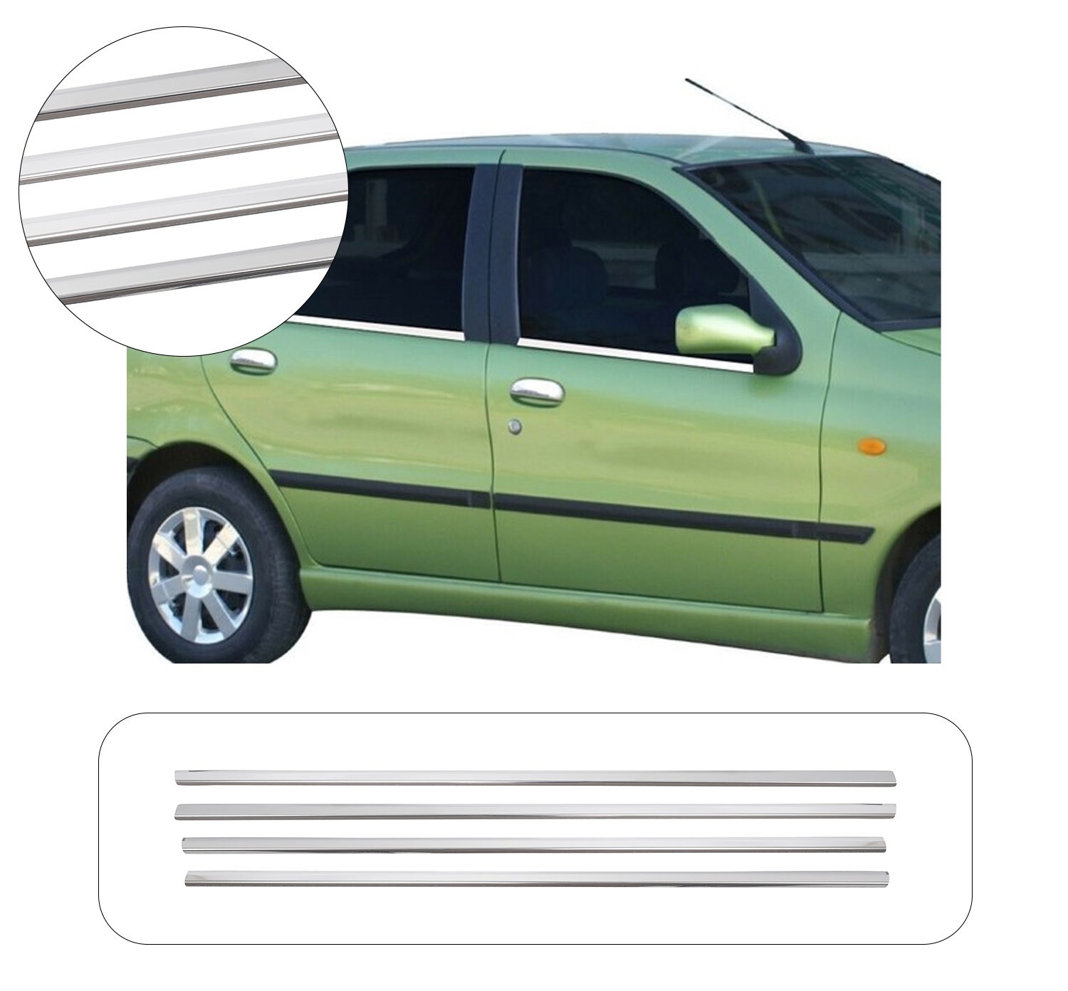 FIAT PALIO 1998-2011 CAM ÇITASI 4 PRÇ