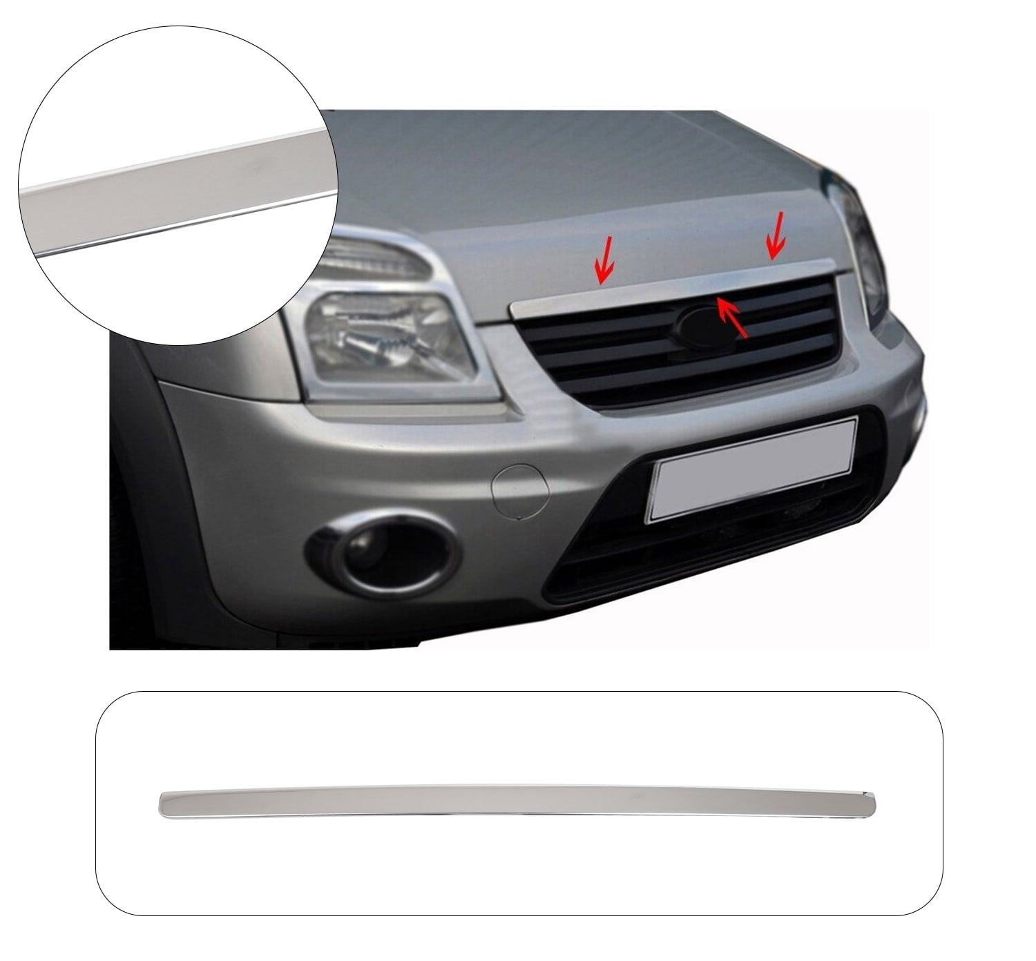 FORD CONNECT 2009-2014 KAPUT ÇITASI 1 PRÇ