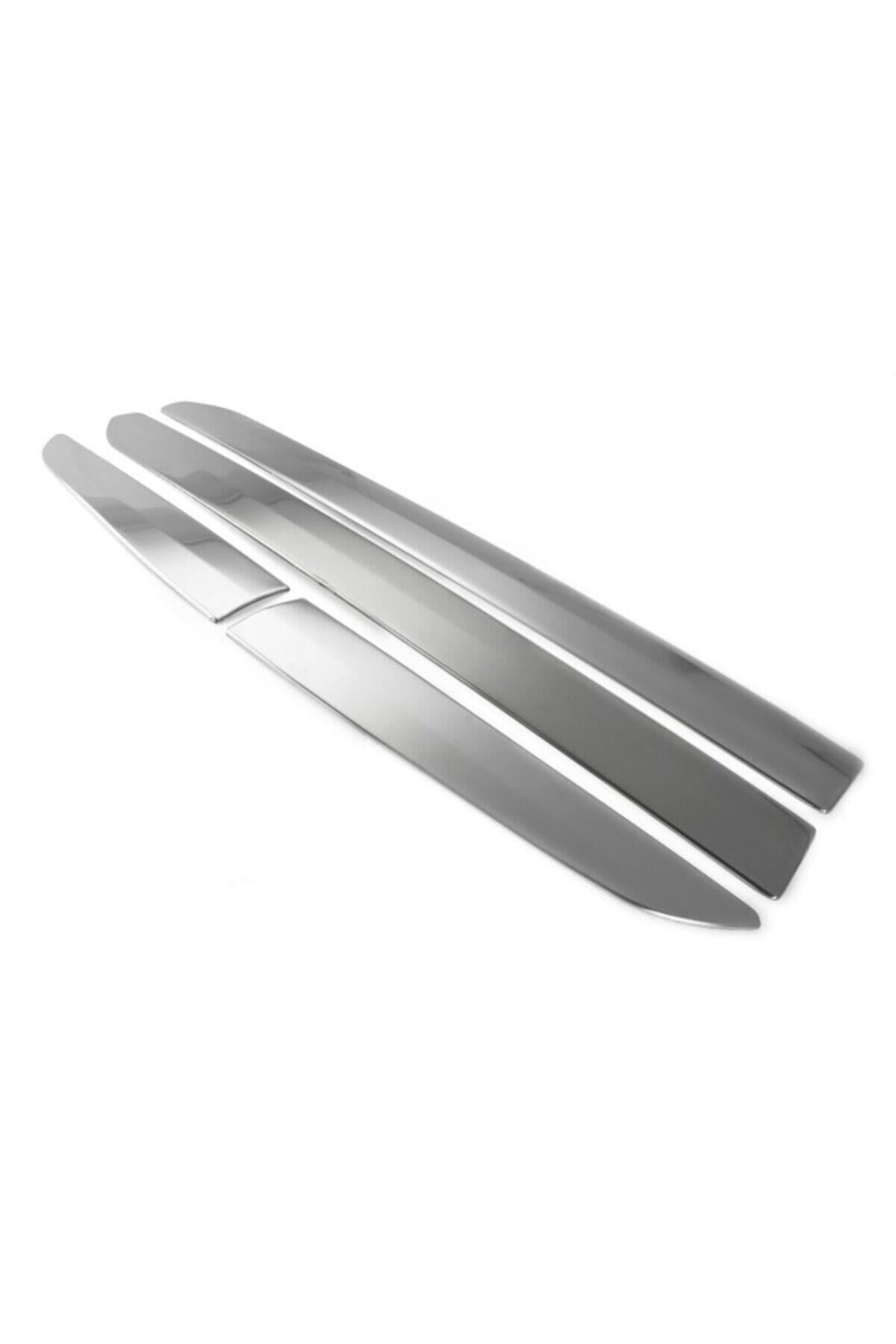 Ford Tourneo Courier 2014 Ve Üzeri Krom Yan Kapı Çıtası 4 Prç. Paslanmaz Çelik