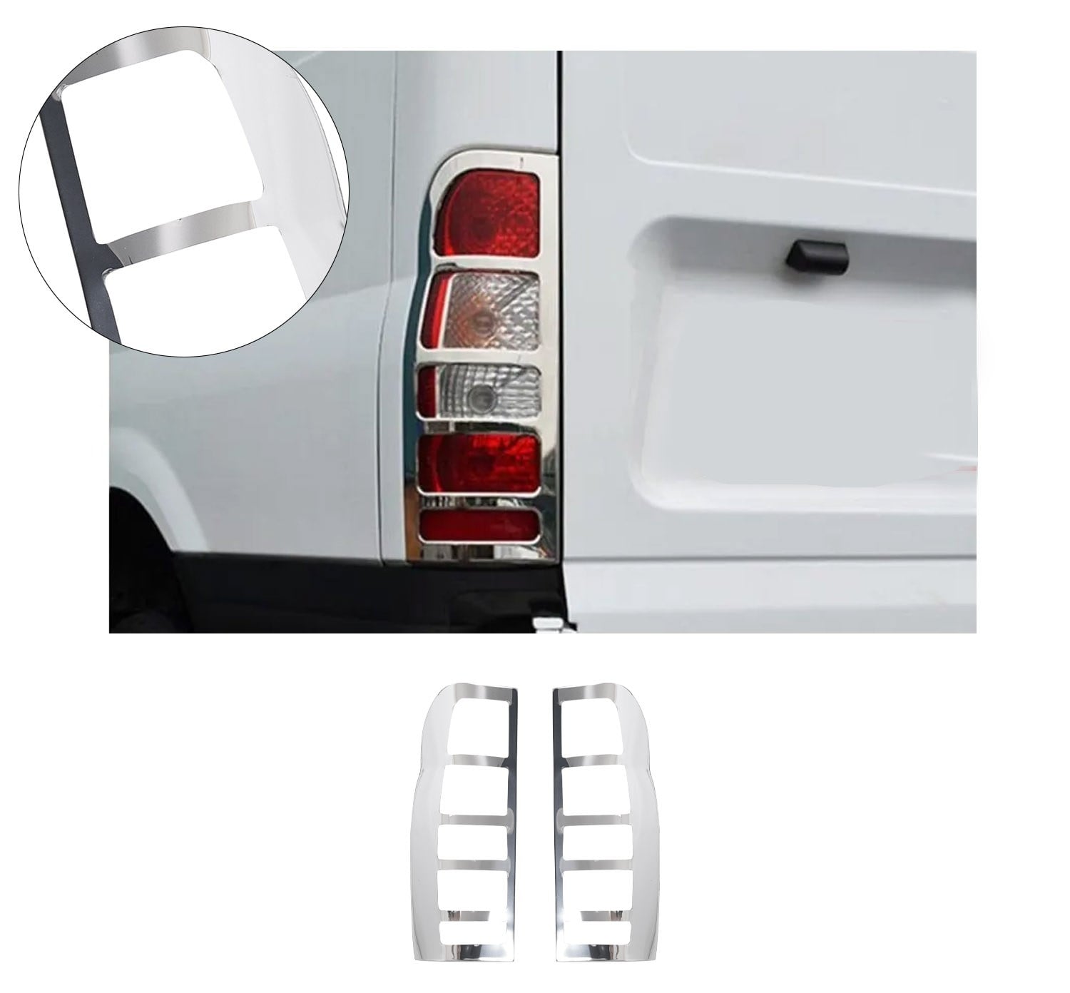 FORD TRANSIT 2003-2014 STOP ÇERÇEVESİ PASLANMAZ ÇELİK