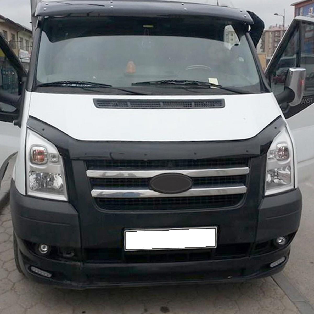 Ford Transit 2006-2012 Kaput Rüzgarlığı Piano Black