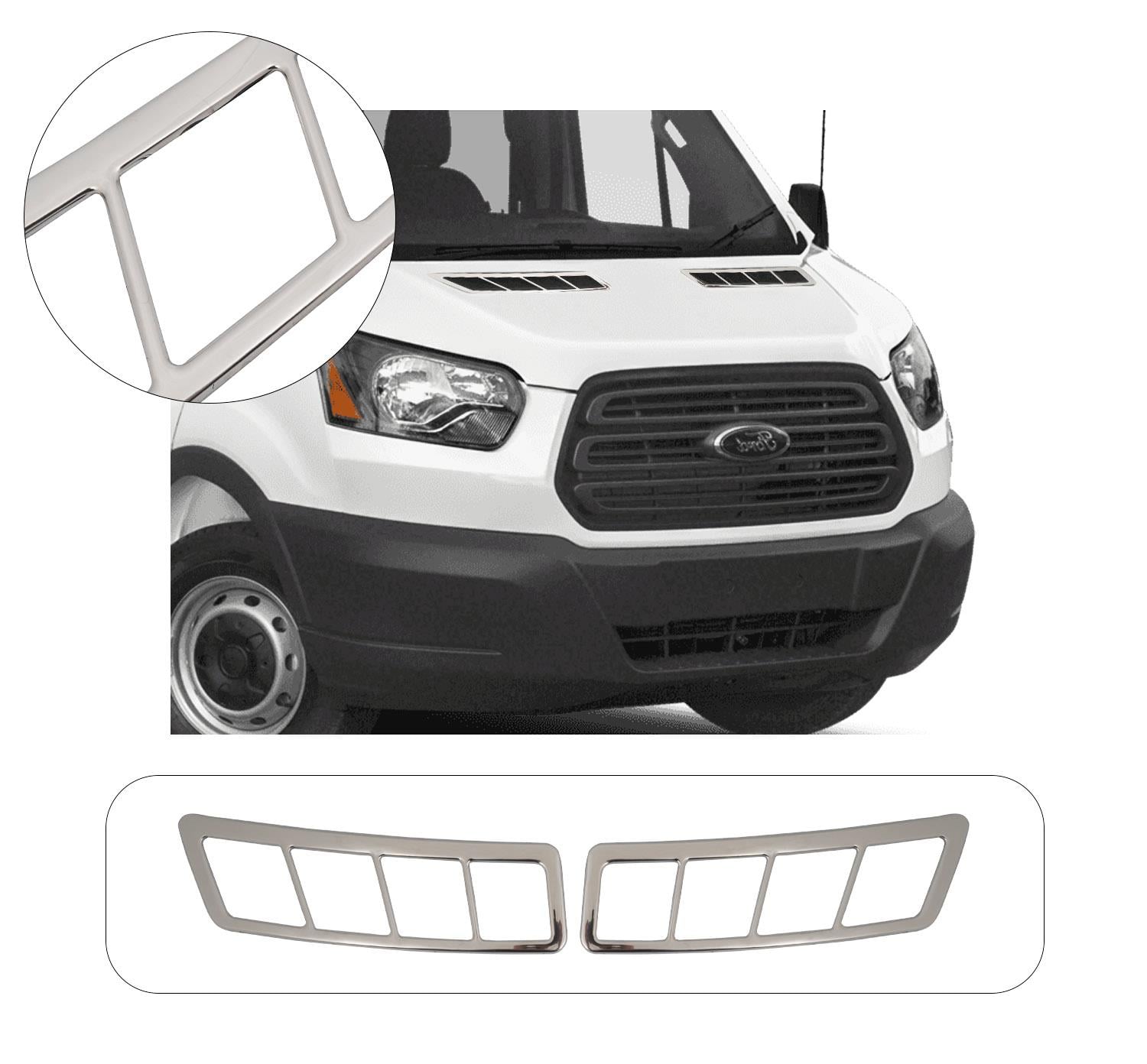 Ford Transit 2014 Ve Üzeri Krom Kaput Havalandırma Paslanmaz Çelik