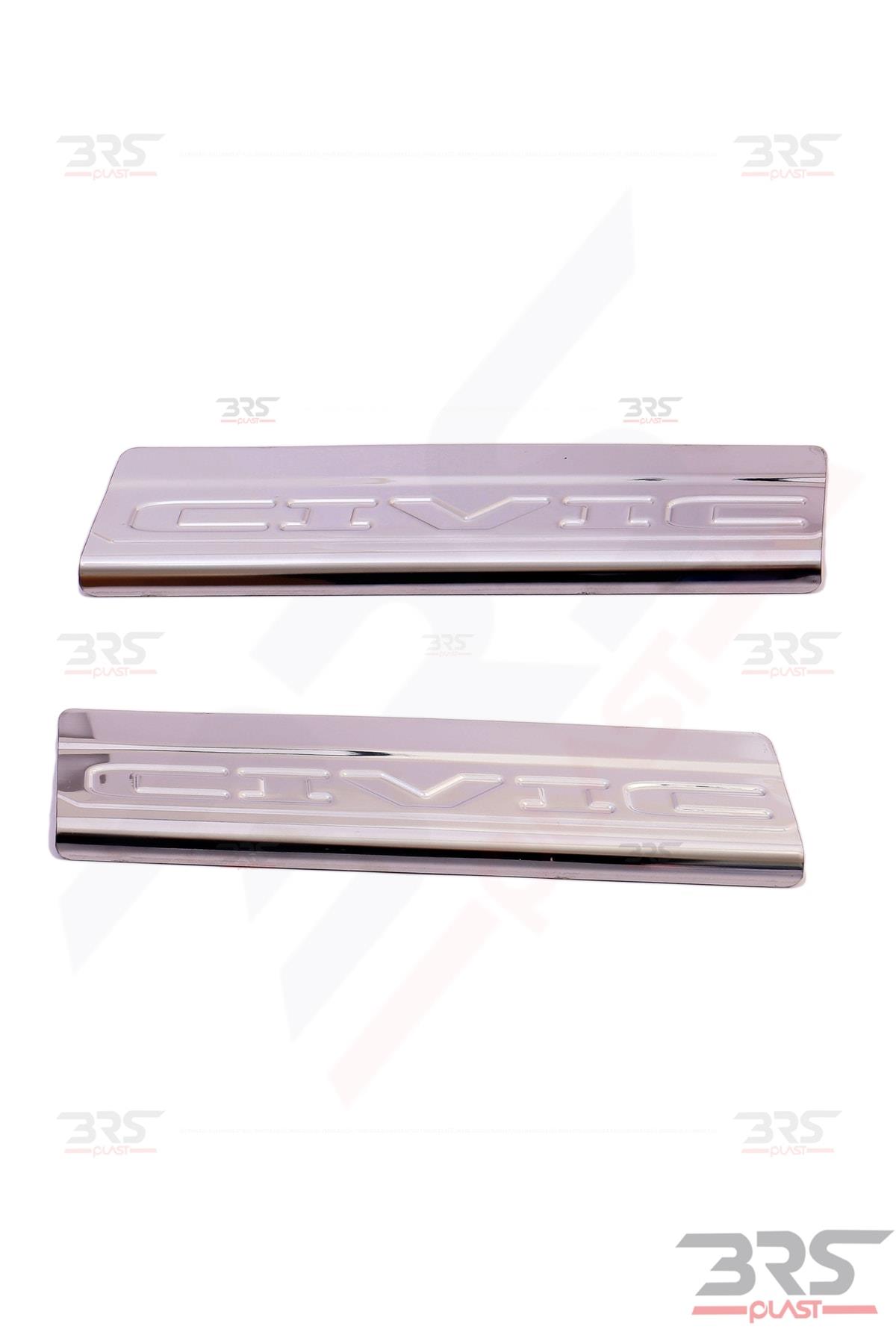 Honda Civic 2012-2015 Kapı Eşiği Paslanmaz Çelik